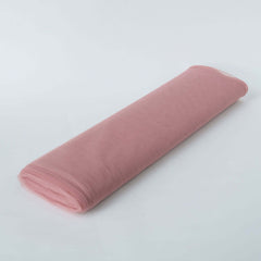 54"x40 Yards Dusty Rose Tulle Fabric Bolt, DIY Crafts Sheer Fabric Roll