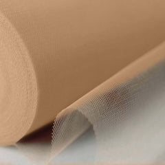 12"x100 Yards Natural Tulle Fabric Bolt, Sheer Fabric Spool Roll For Crafts