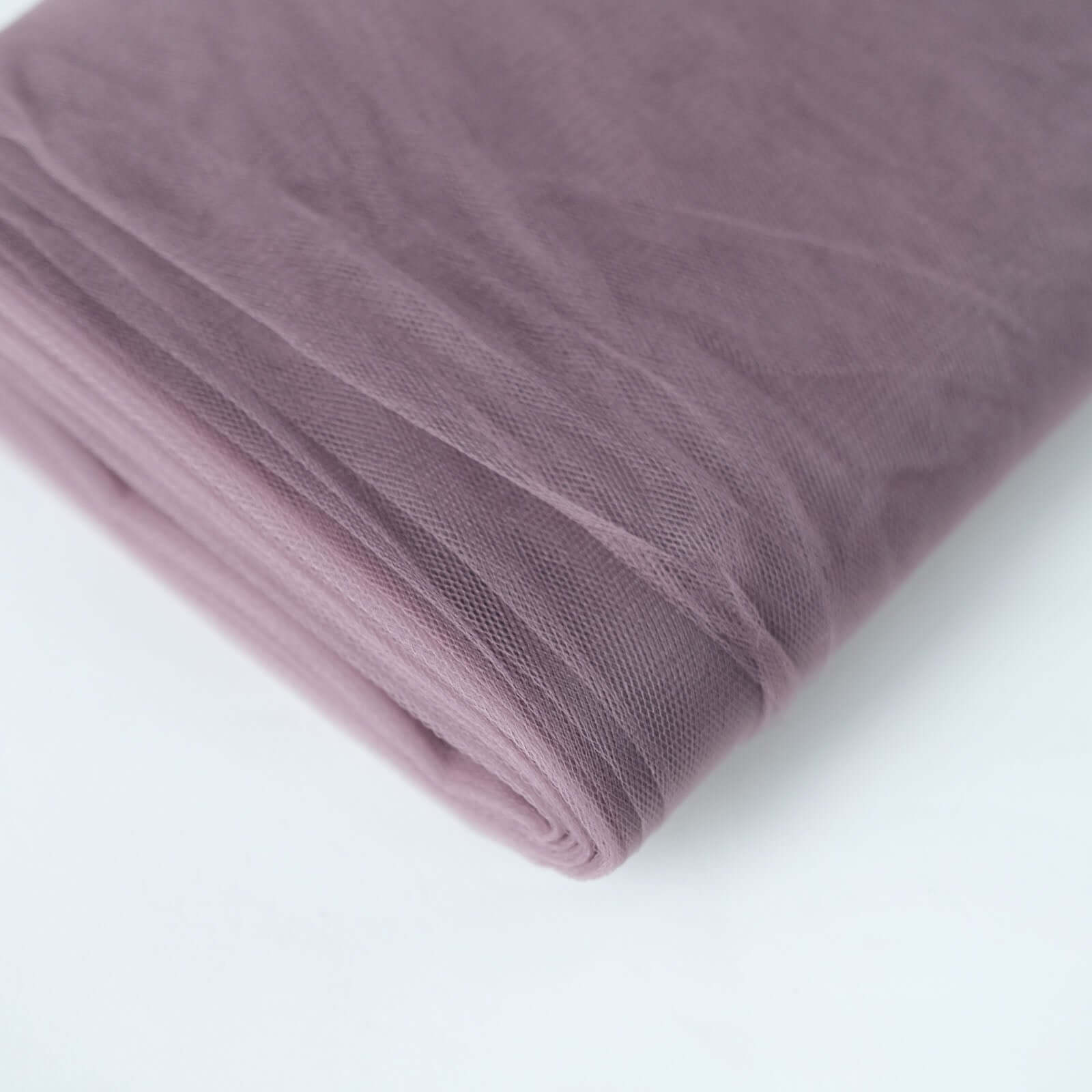 54"x40 Yards Violet Amethyst Tulle Fabric Bolt, DIY Crafts Sheer Fabric Roll