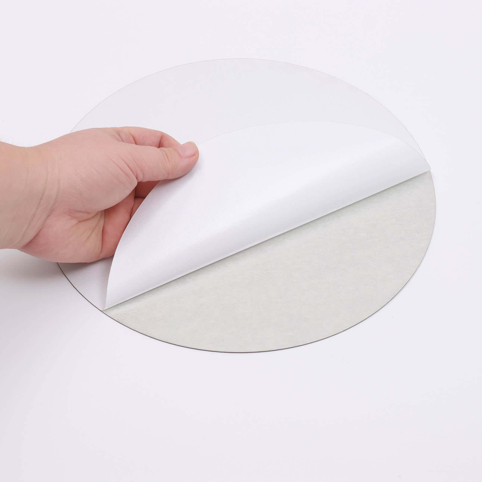 12 Pack Round Acrylic Mirror Wall Stickers, 10" Removable Wall Decals For Home Decor