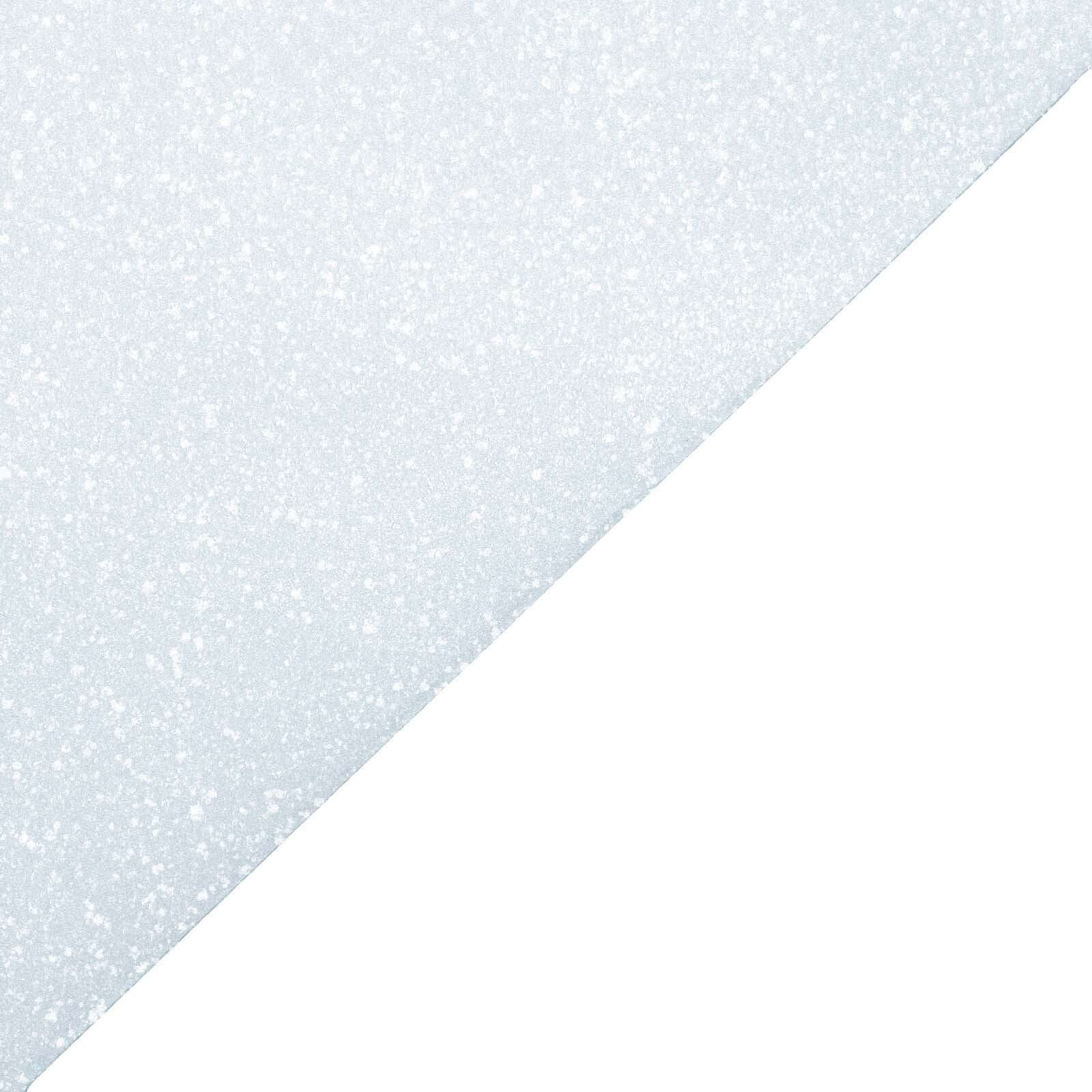 3ftx50ft White Sparkle Glitter Wedding Aisle Runner, Non-Woven Red Carpet Runner - Prom, Hollywood, Glam Parties