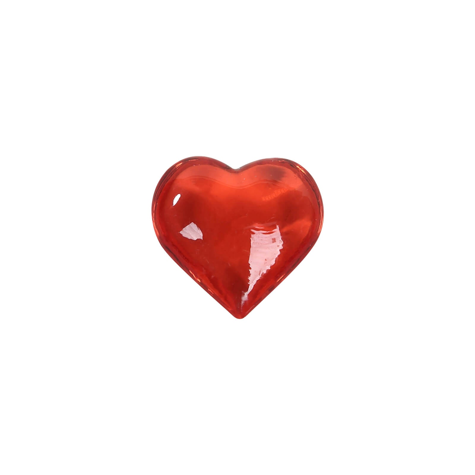 250 Pcs Acrylic Heart Diamond Gems Red Vase Fillers - Romantic Translucent Table Scatters for Valentine's Day & Events