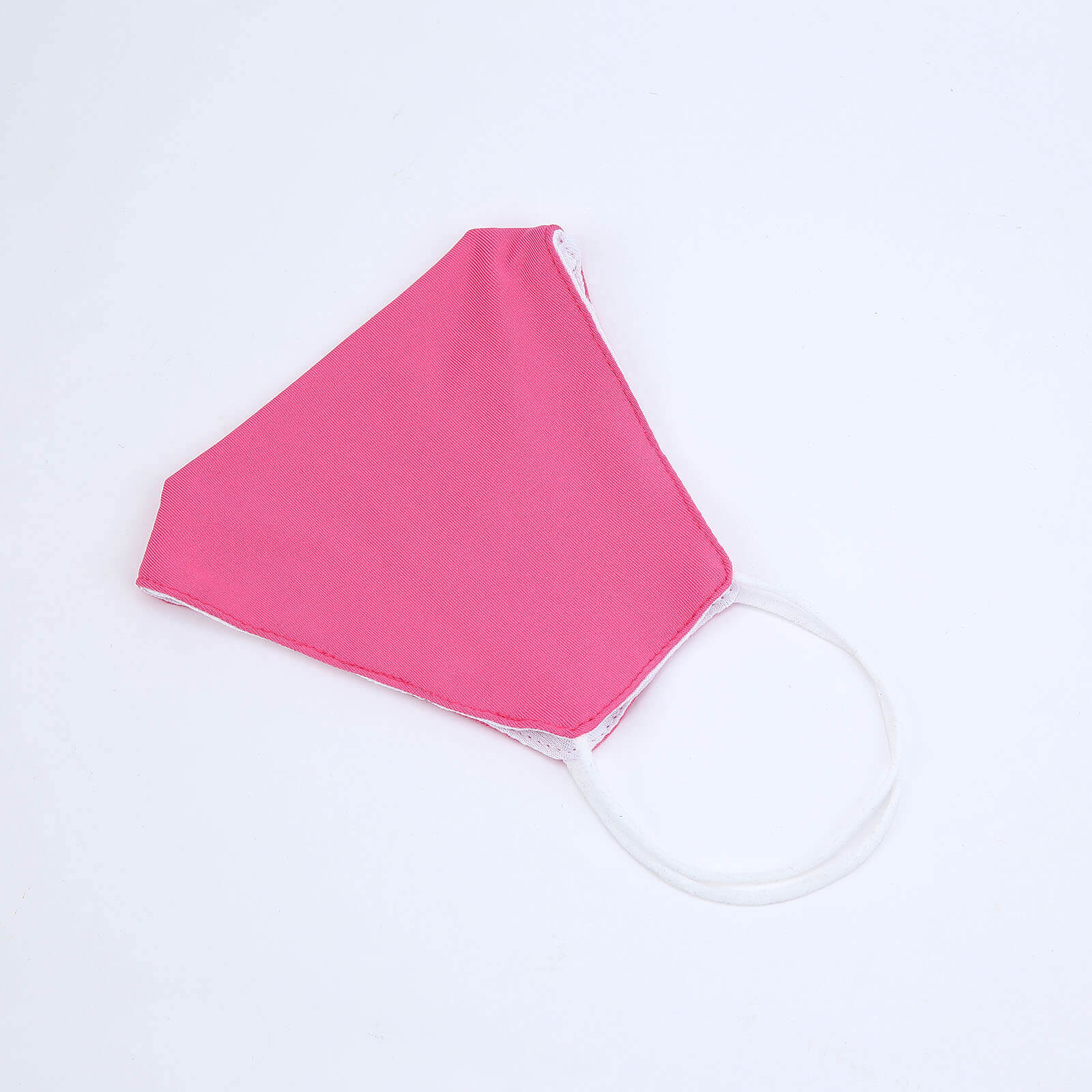 5 Pack 2 Ply Fuchsia Ultra Soft 100% Organic Cotton Face Masks, Reusable Fabric Masks With Soft Ear Loops
