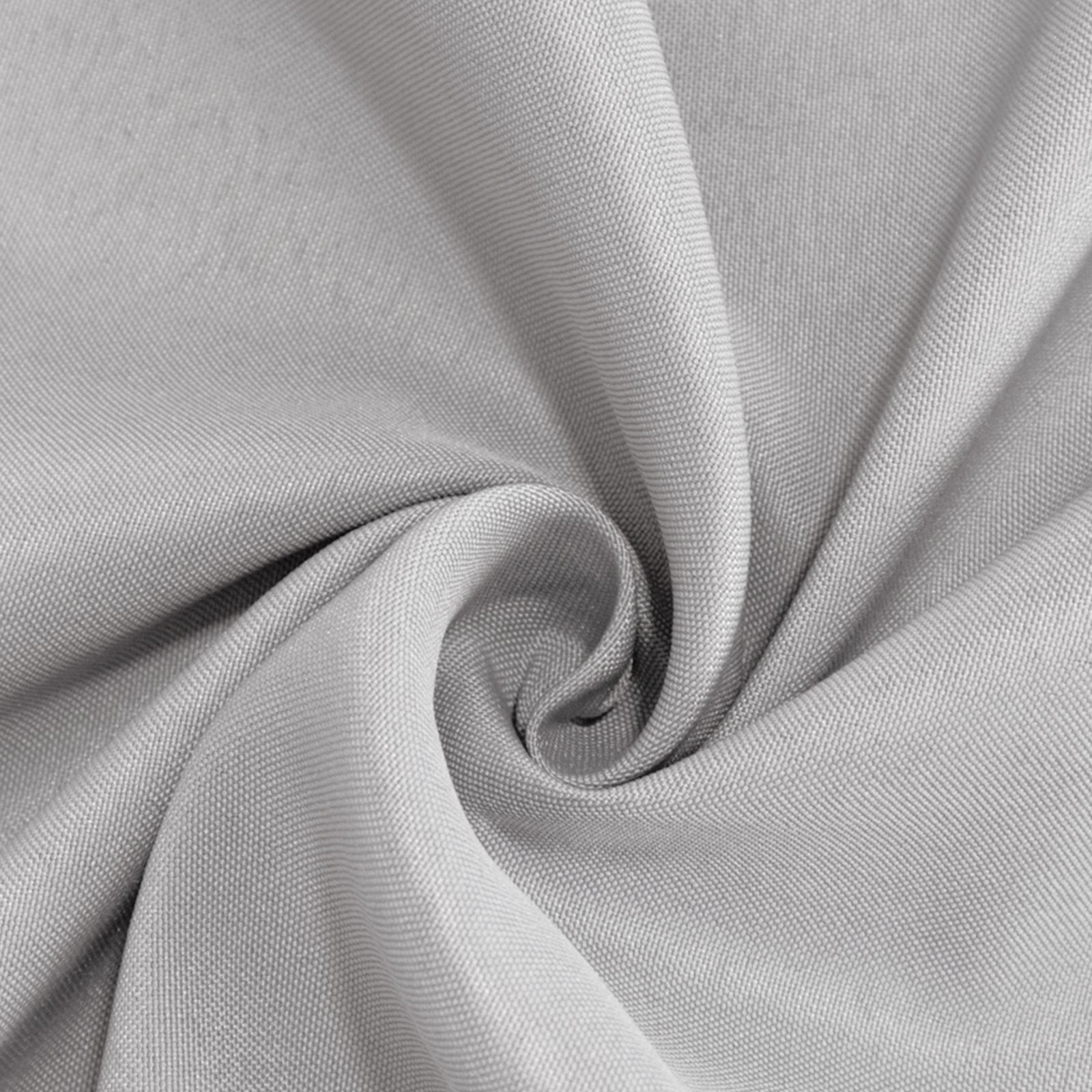 Premium Polyester 54"x54" Table Overlay Square Tablecloth Silver - Stain and Wrinkle-Resistant 220GSM Table Topper