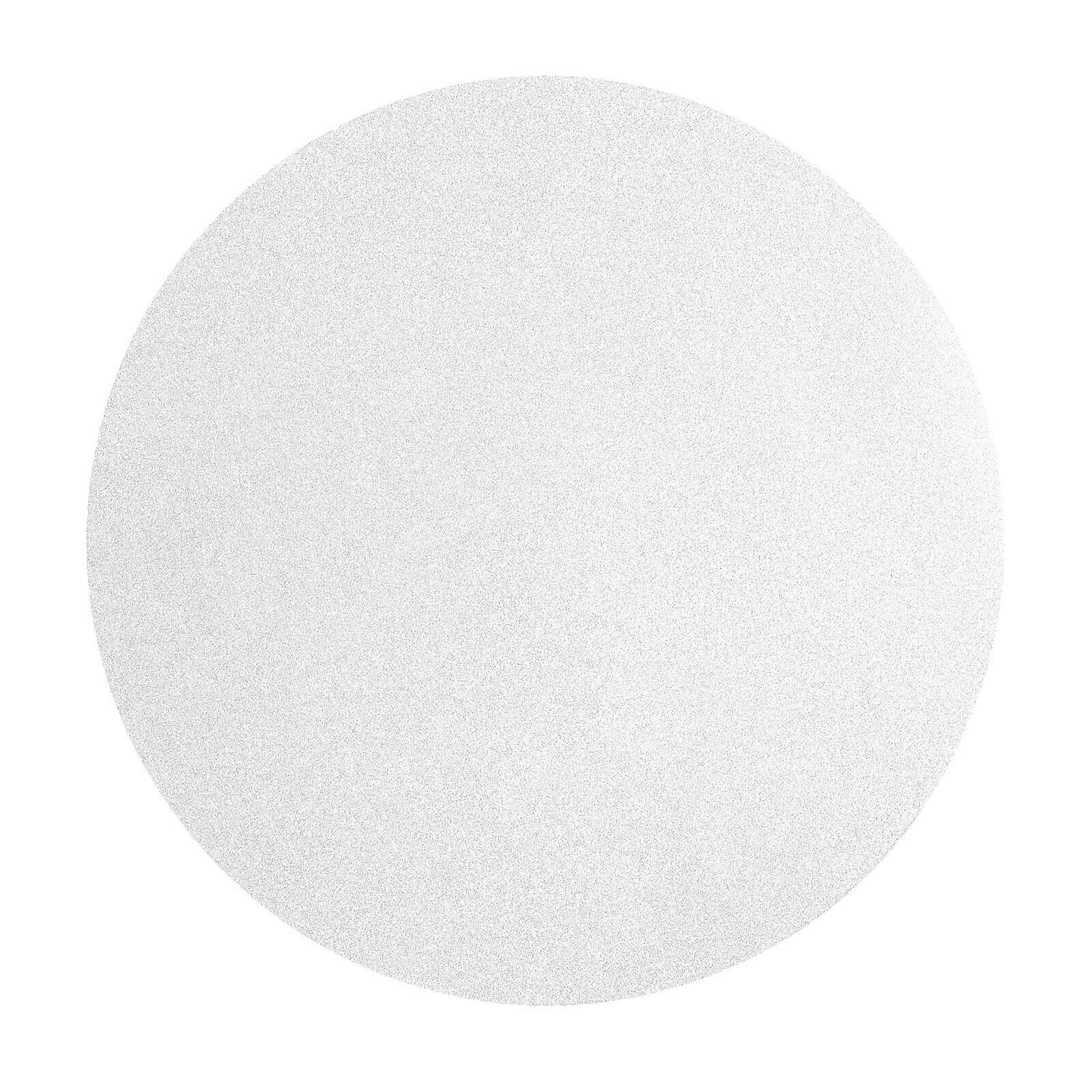20-Pack Disposable Table Placemats in Silver Glitter - 210GSM Paper Placemats for Classy Events 13"