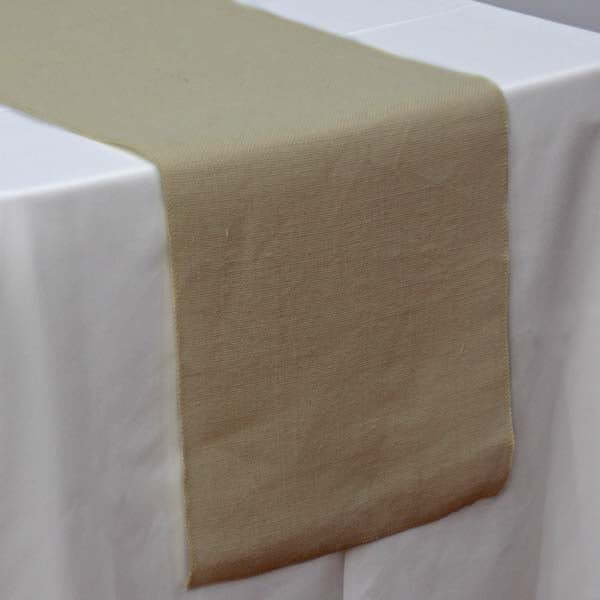 Burlap Jute 14"x108" Table Runner Natural - Rustic Boho Chic Tabletop Decor