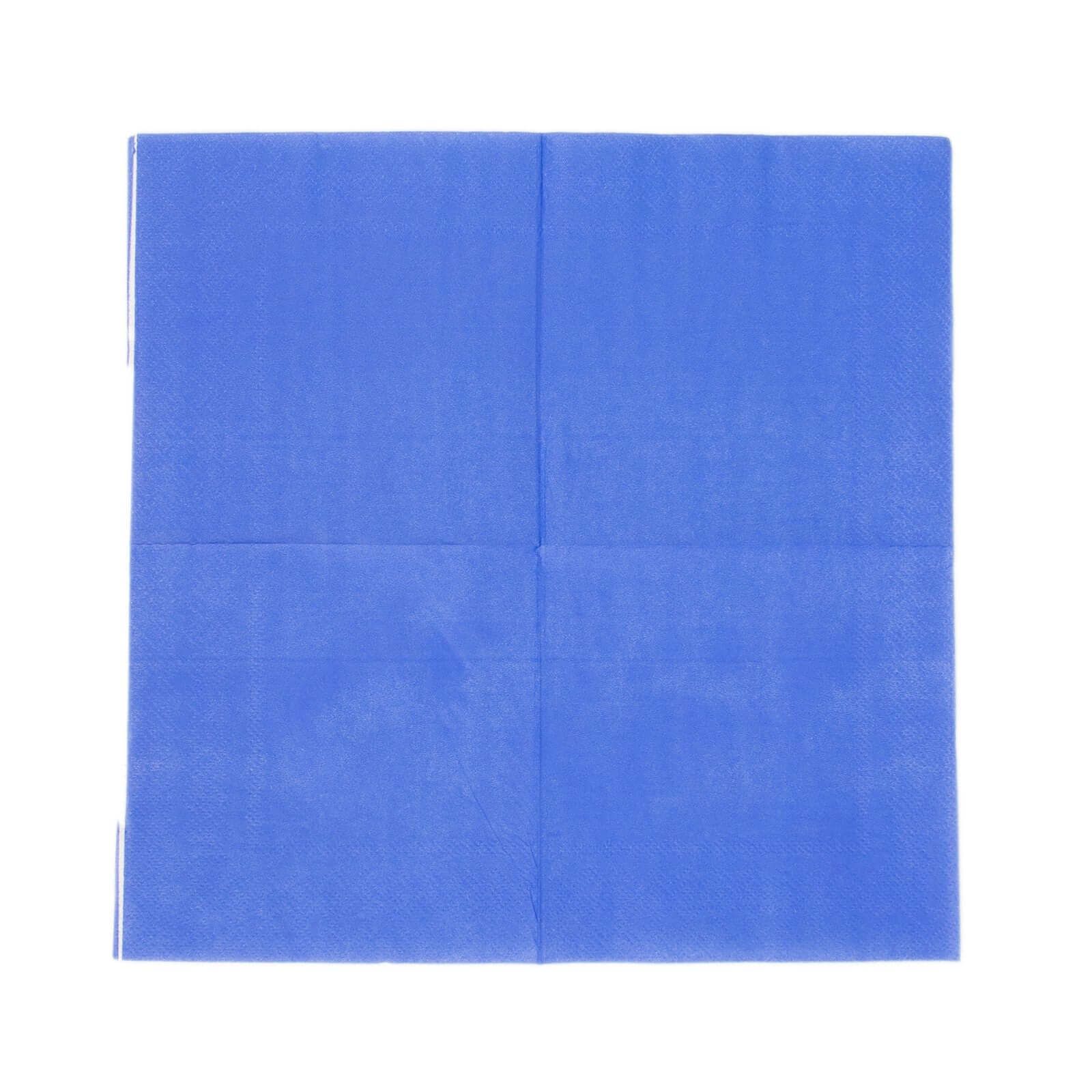 50-Pack Paper Beverage Napkins Royal Blue - 2 Ply Disposable Soft 18GSM Cocktail Napkins 5"x5"