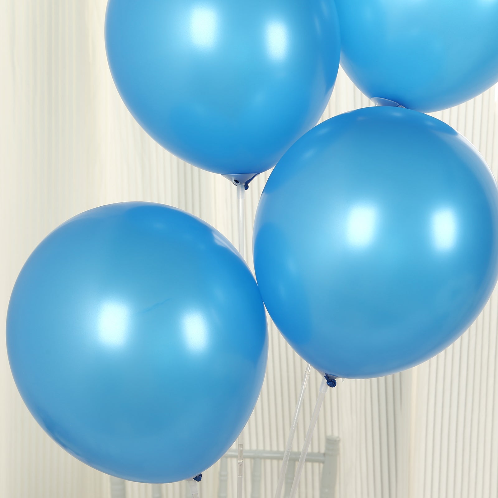 50 Pack Royal Blue Biodegradable Balloons, 12" Thickened Extra Strong Eco-friendly Latex Helium Party Balloons
