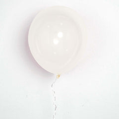 25 Pack 12" Shiny Pearl Clear Latex Helium, Air or Water Balloons