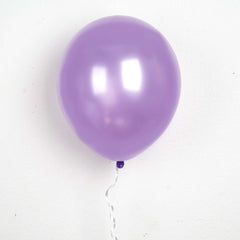 25 Pack 12" Shiny Pearl Lavender Lilac Latex Helium, Air or Water Balloons