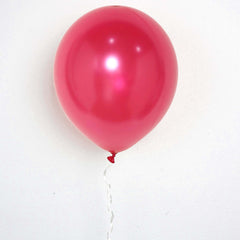 25 Pack 12" Shiny Pearl Wine Latex Helium, Air or Water Balloons