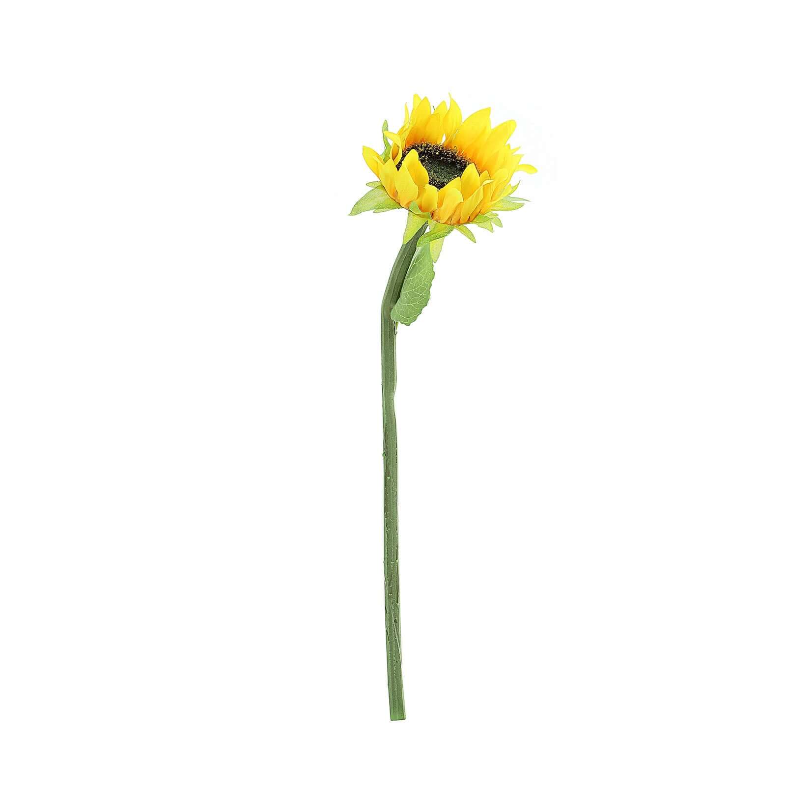 3 Stems 17" Yellow Artificial Silk Sunflower Flower Bouquet Branches