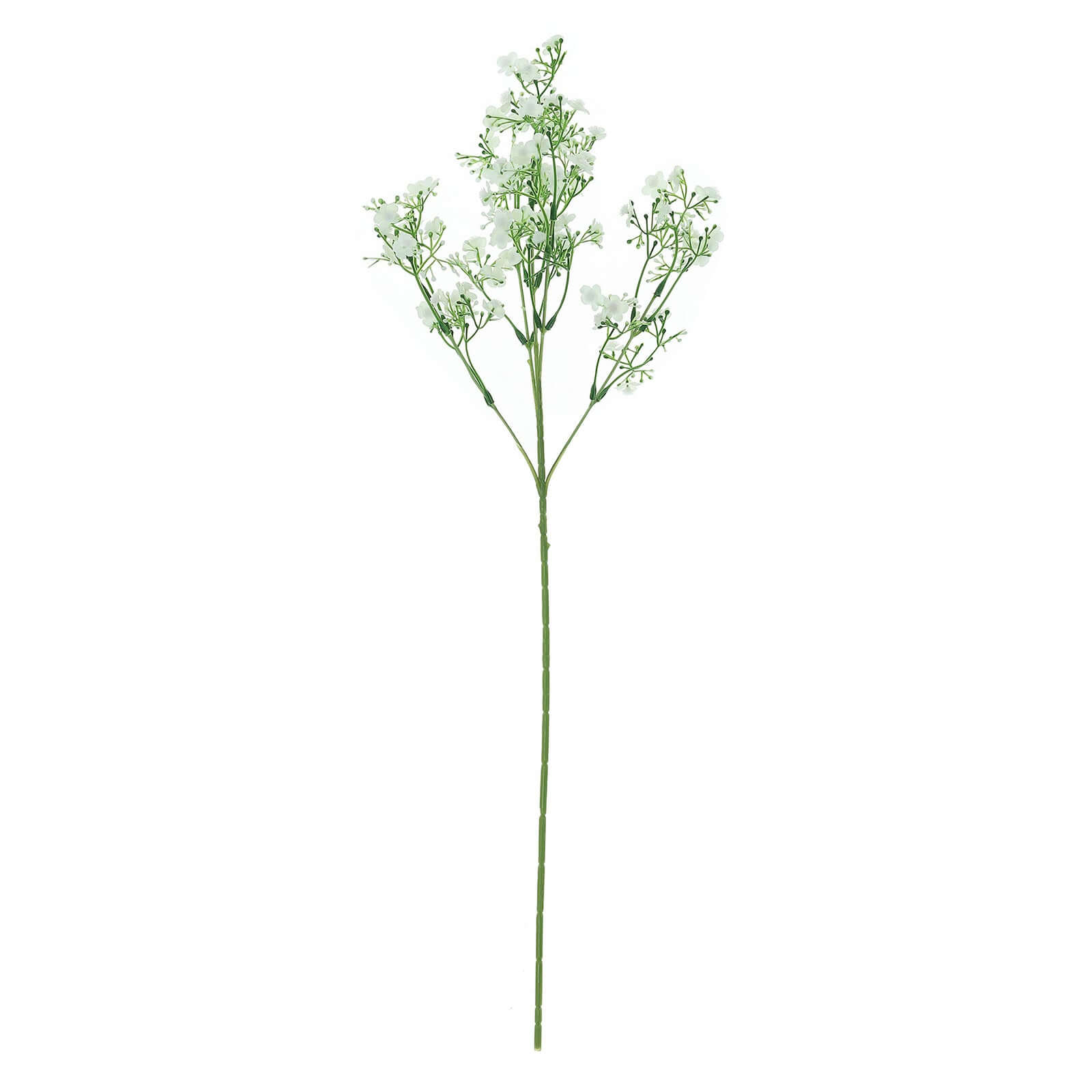 4 Stems 27" White Artificial Silk Babys Breath Gypsophila Flowers