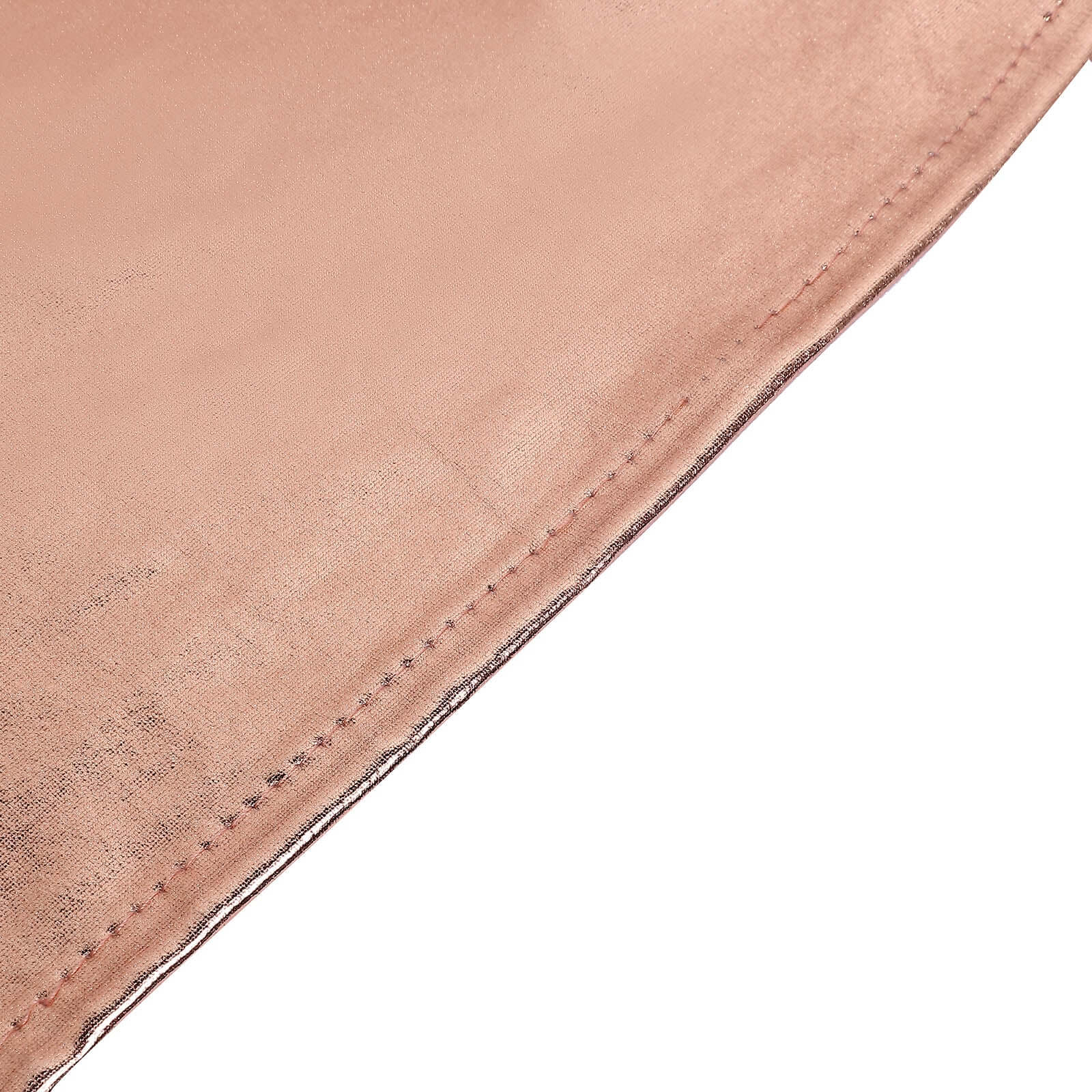 Metallic Spandex 32" Fitted Round Cocktail Table Cover Blushighboy Tablecloth - Stretch Fit & Water-Resistant