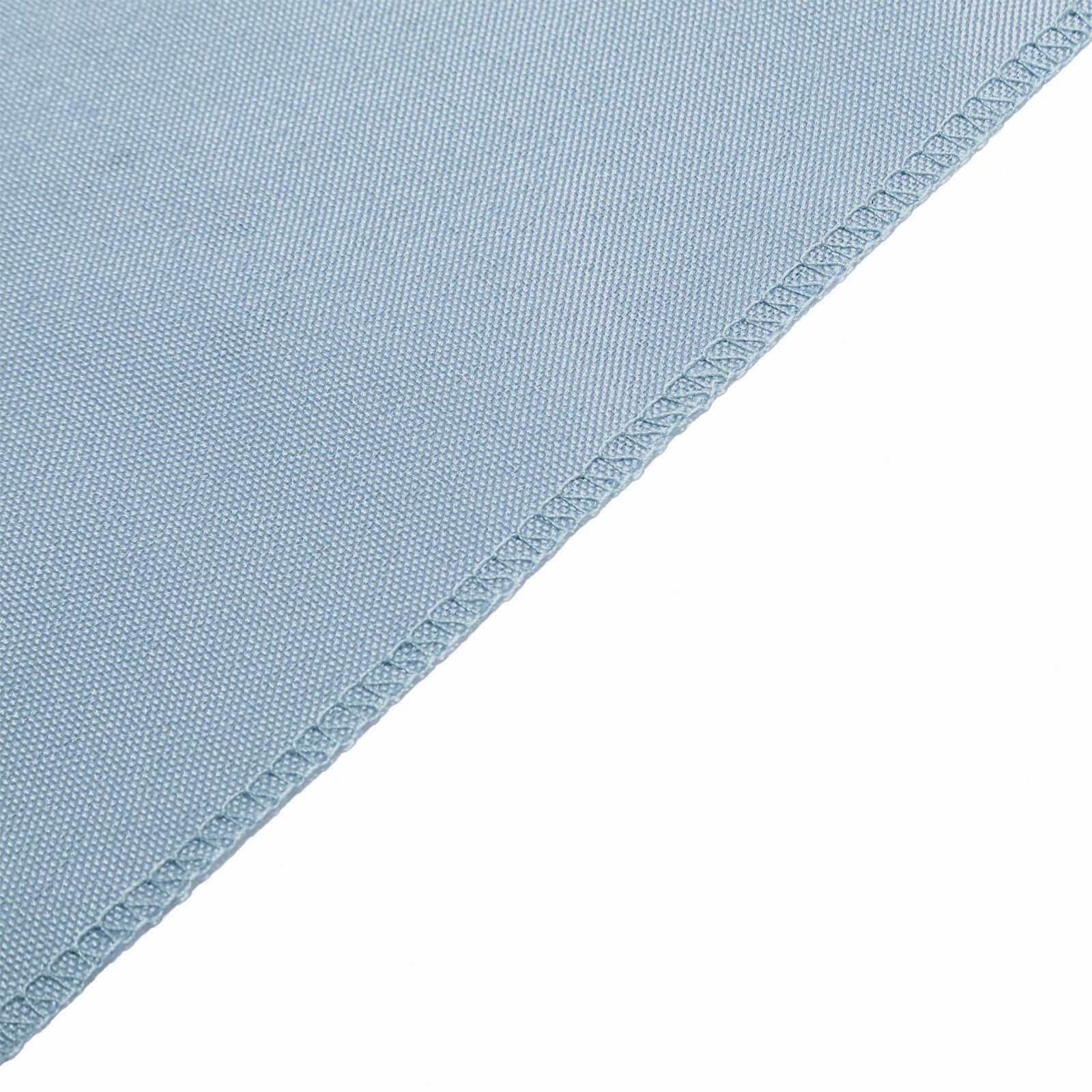 Polyester Slip On Banquet Chair Covers Dusty Blue - Stain-Resistant Reusable Durable Fabric