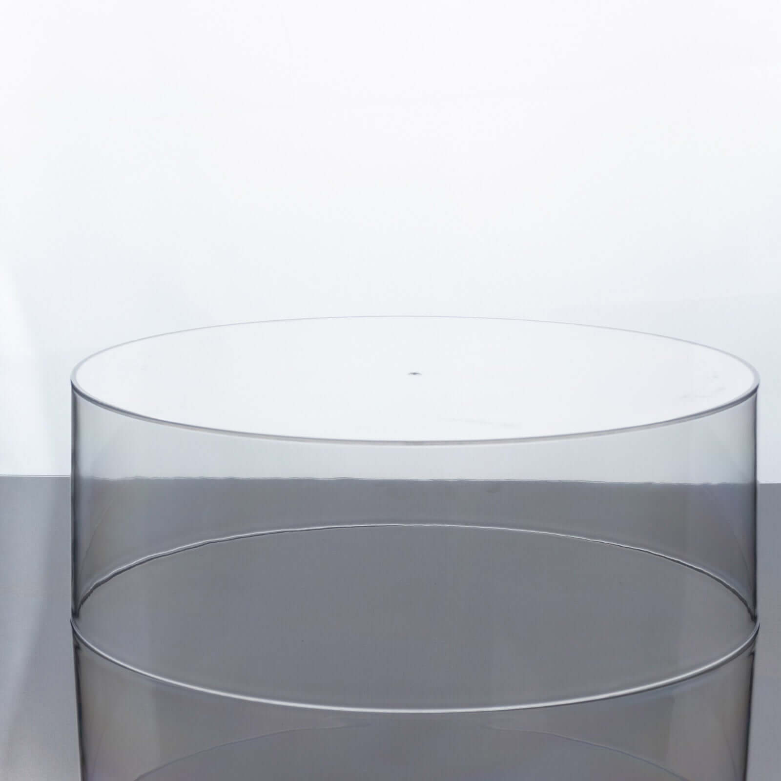 Acrylic Cake Stand Display Box Transparent Clear 14" Round - Versatile Pedestal Riser for Events