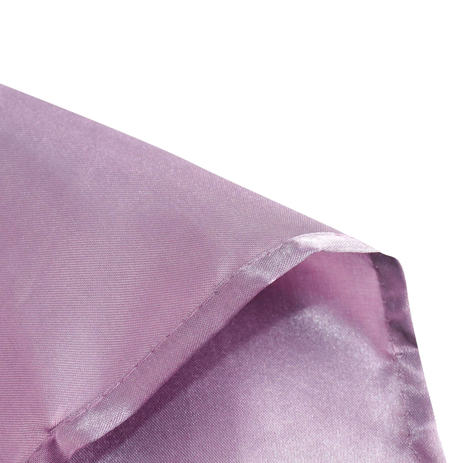 Satin Rectangular 90"x132" Tablecloth Violet Amethyst Satin - Seamless Table Cover