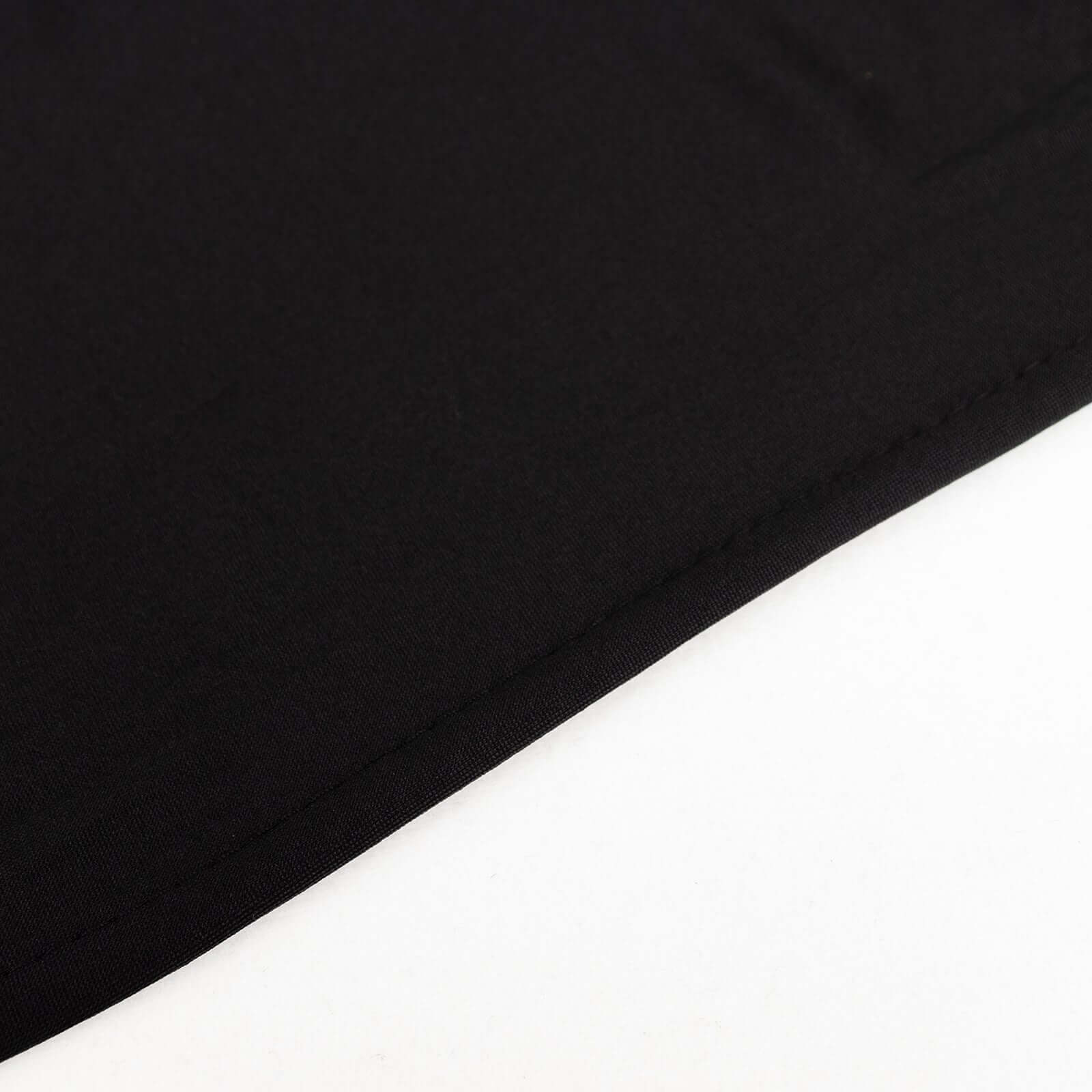 Black Spandex 4-Way Stretch Fabric Roll, DIY Craft Fabric Bolt- 60"x10 Yards