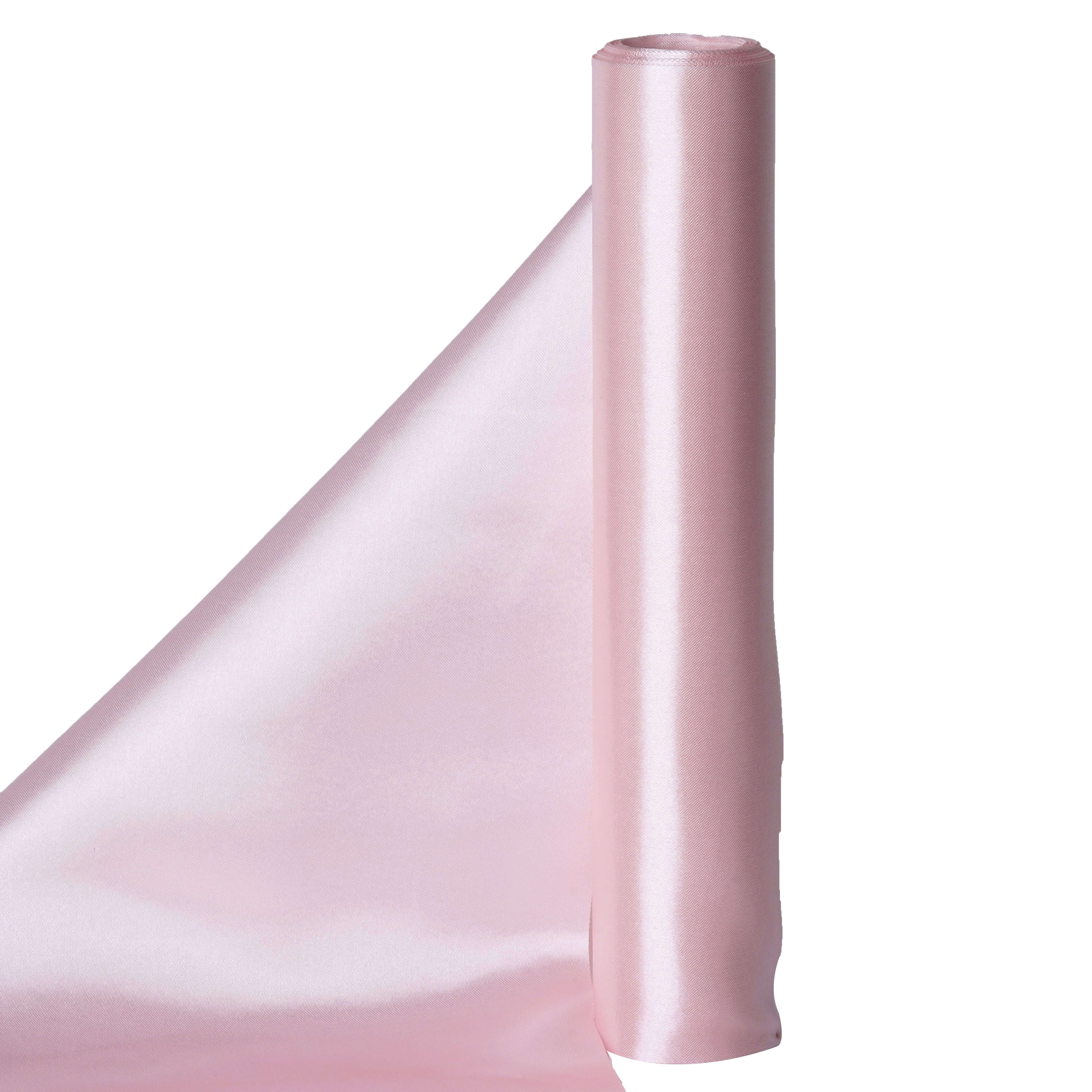 12"x10 Yards Blush Satin Fabric Bolt, DIY Craft Wholesale Fabric