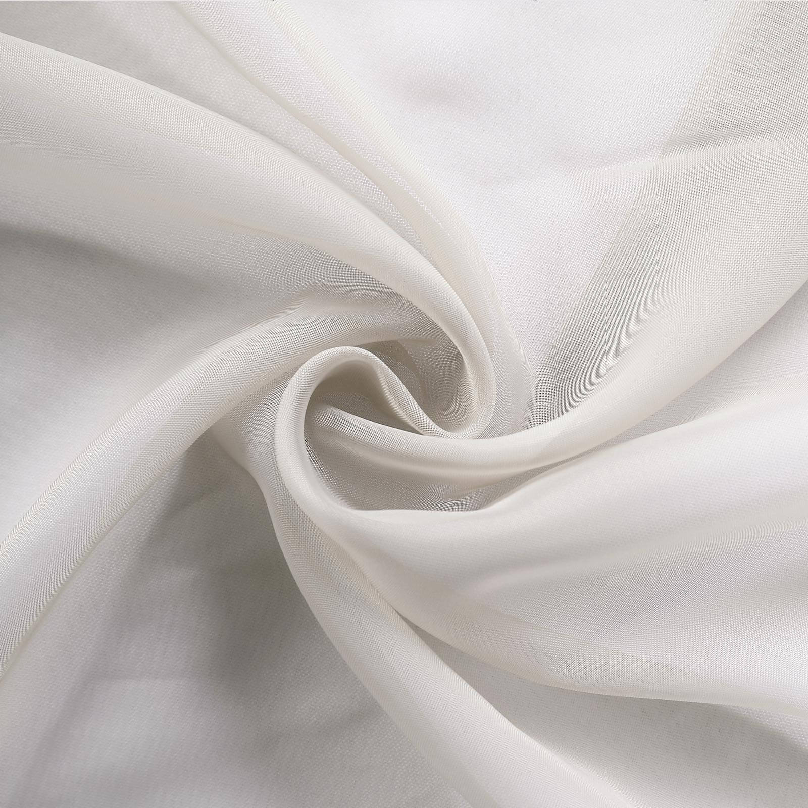 Premium Chiffon 6ft Table Runner Beige - Flowy & Lightweight Table Decor