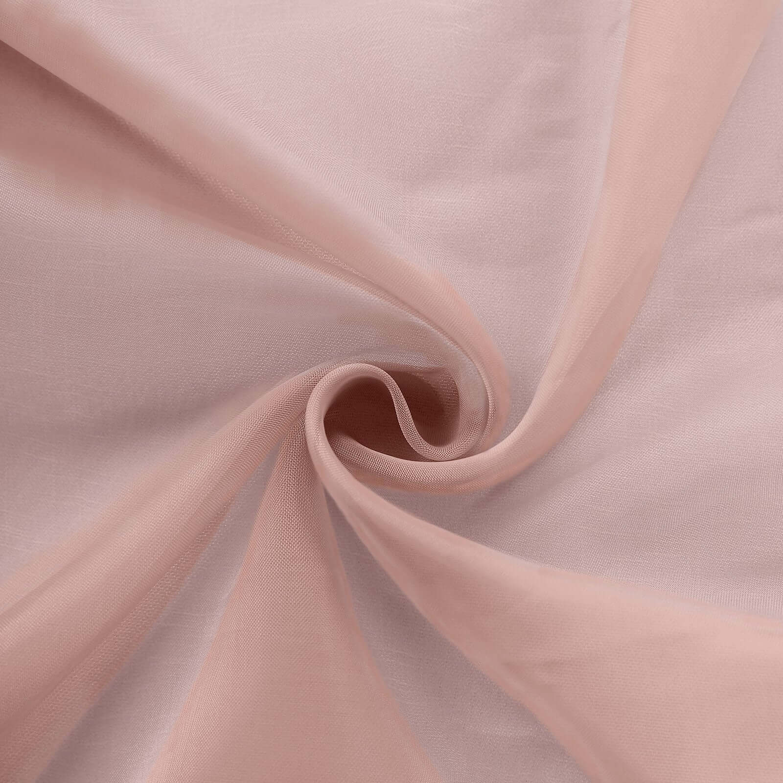 Premium Chiffon 6ft Table Runner Dusty Rose - Flowy & Lightweight Table Decor