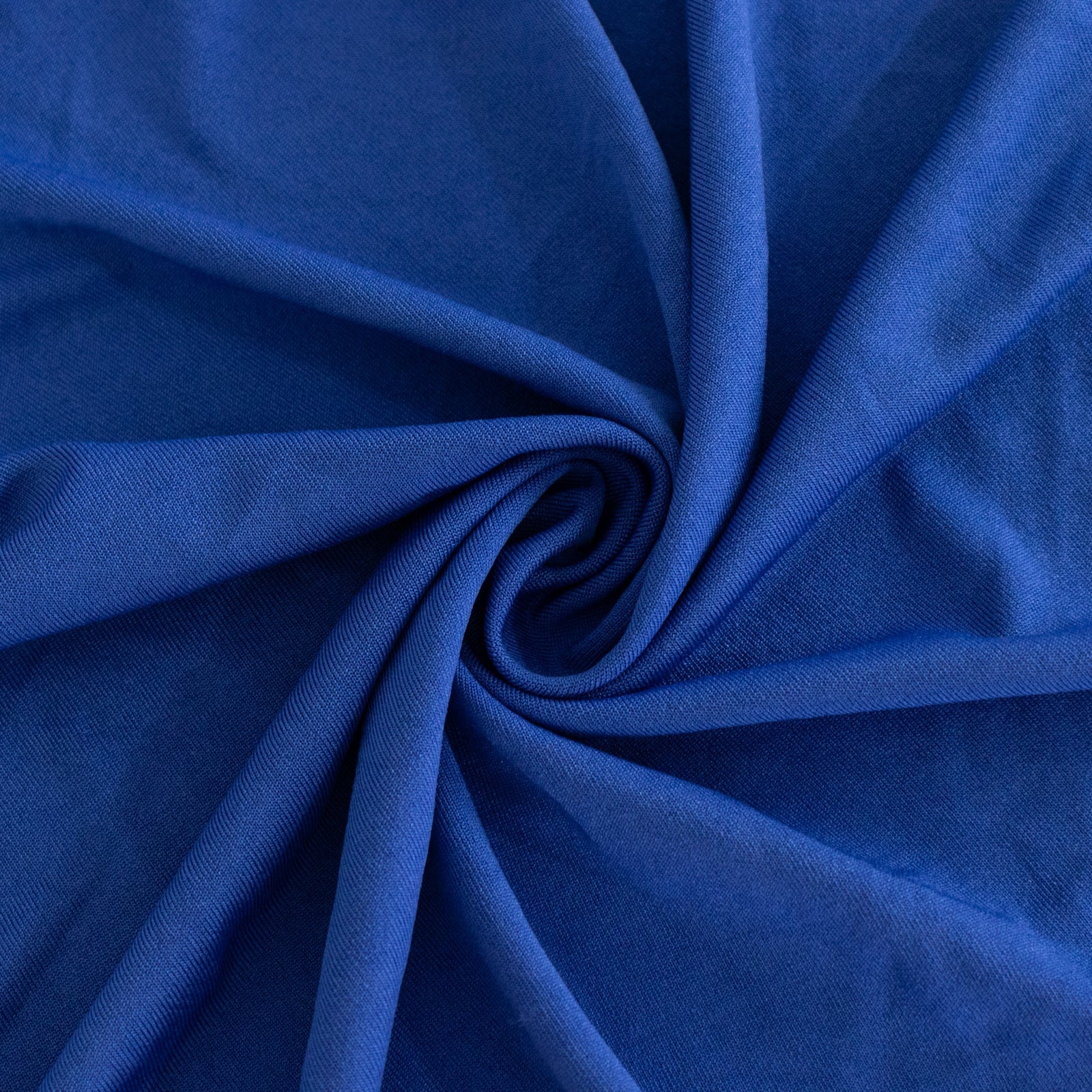 Spandex 33"-36" Round Cocktail Table Cover Royal Blue - Easy to Maintain Stretch Fitted Highboy Tablecloth