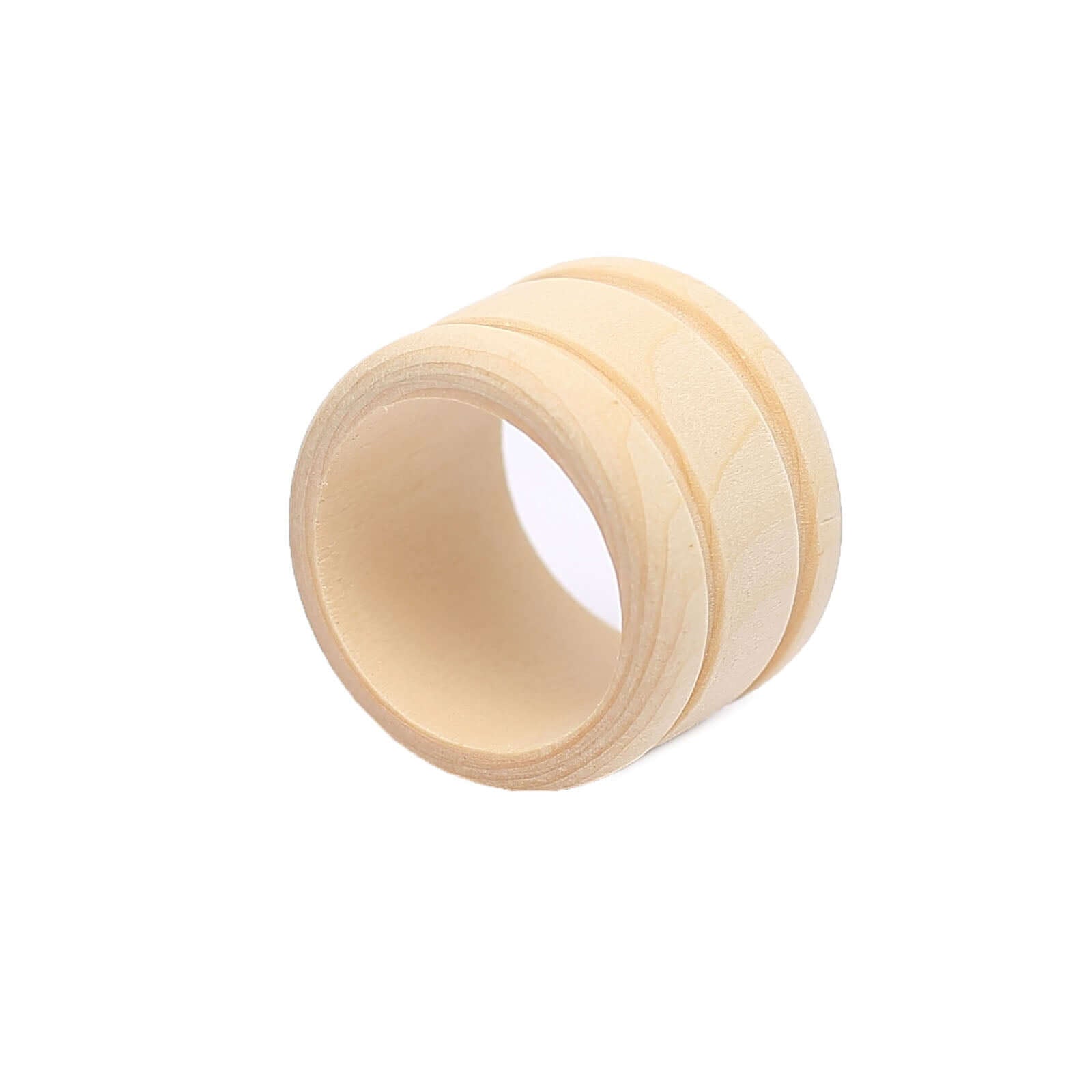4 Pack Eco Friendly Natural Wooden Napkin Holder Rings, Disposable