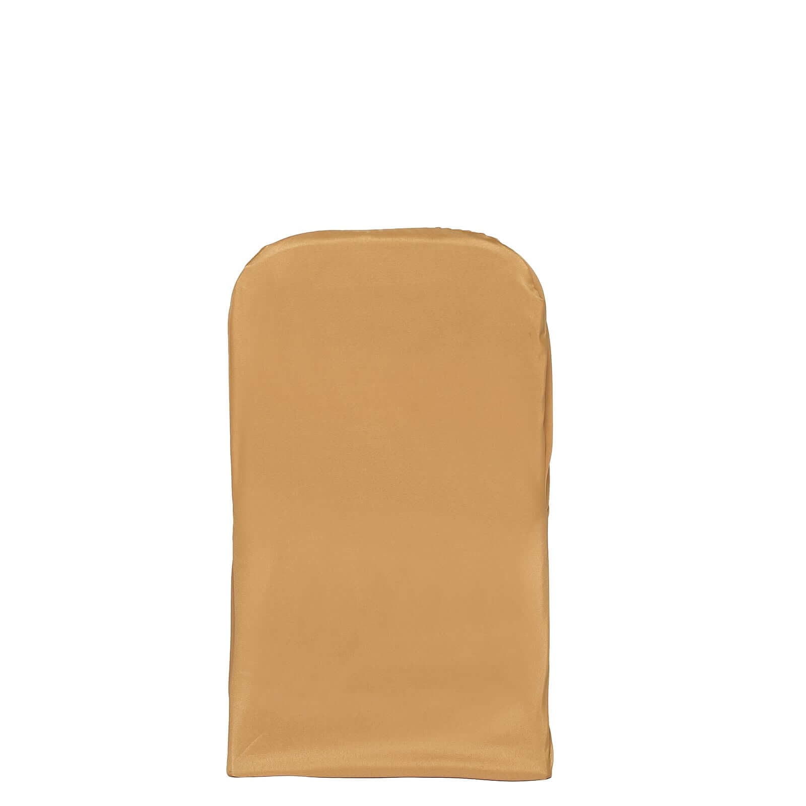 Polyester Slip On Banquet Chair Covers Gold - Stain-Resistant Reusable Durable Fabric