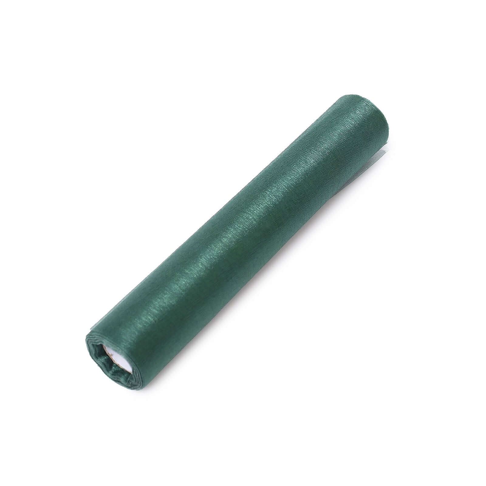 12"x10yd Hunter Emerald Green Sheer Chiffon Fabric Bolt, DIY Voile Drapery Fabric