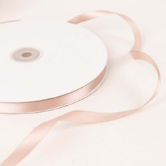 100 Yards 3 8" Nude Single Face Decorative Satin Ribbon