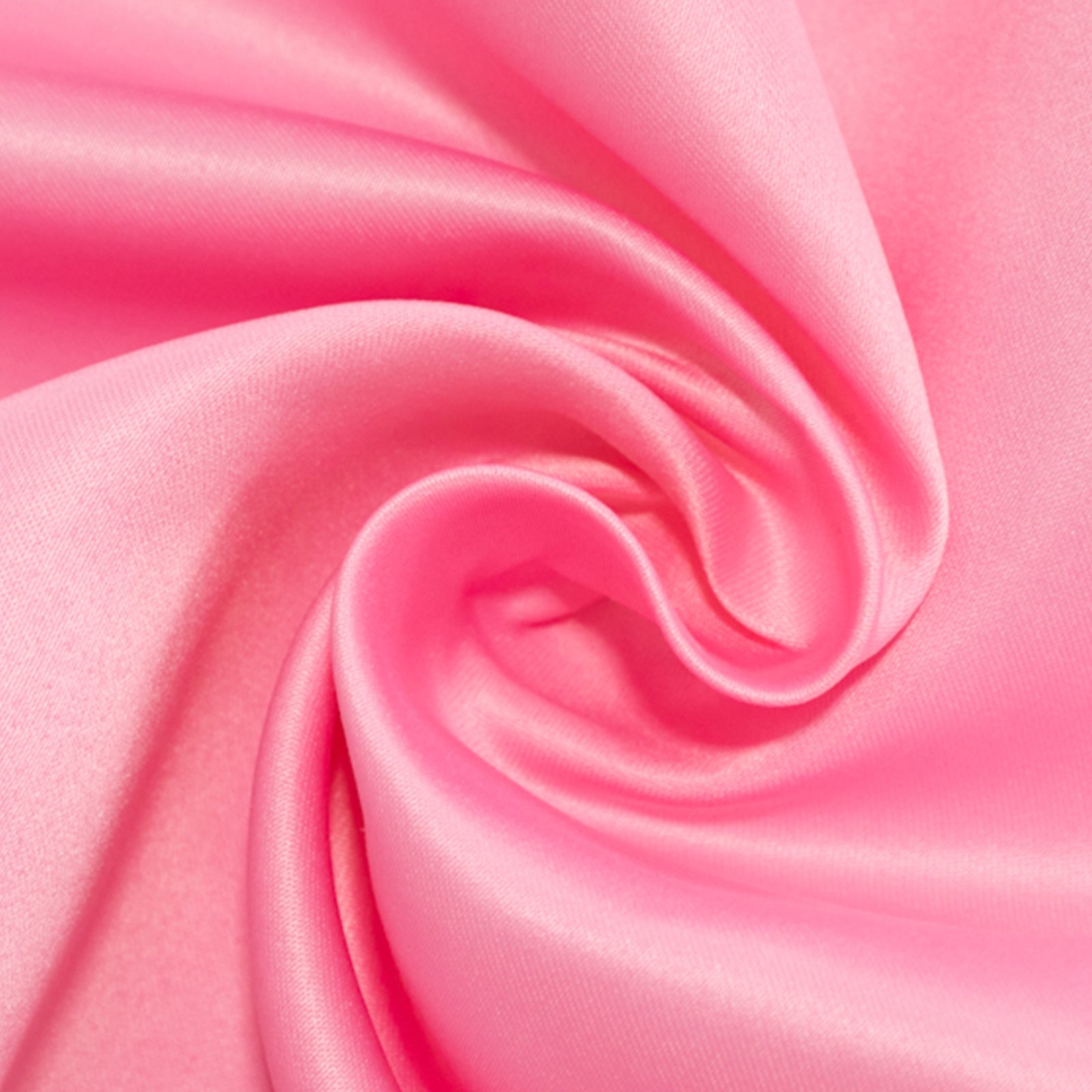Lamour Satin 72"x72" Table Overlay Square Tablecloth Pink - Smooth Finish Table Topper