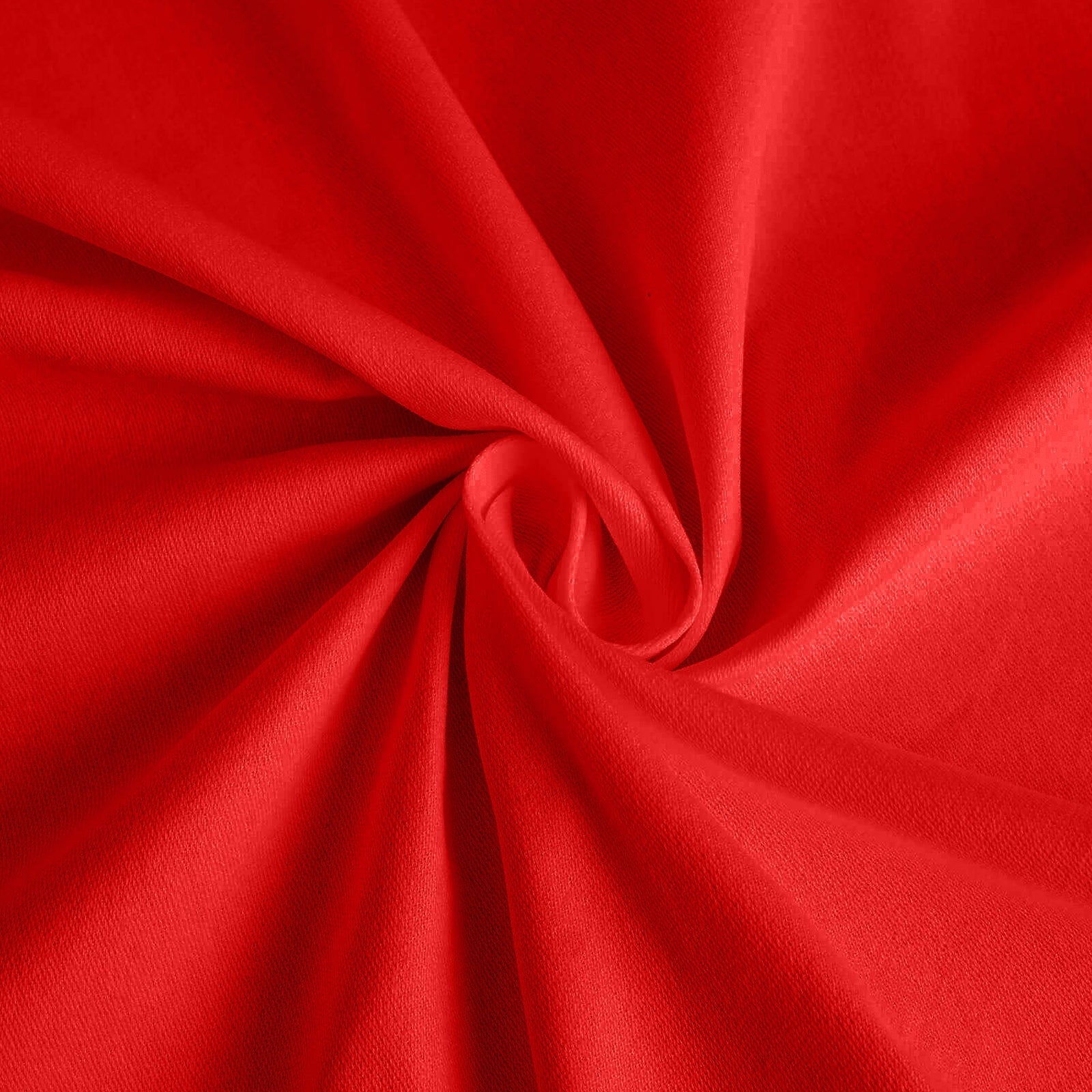Cotton Blend 60"x102" Rectangle Tablecloth Red - Wrinkle-Resistant Table Cover