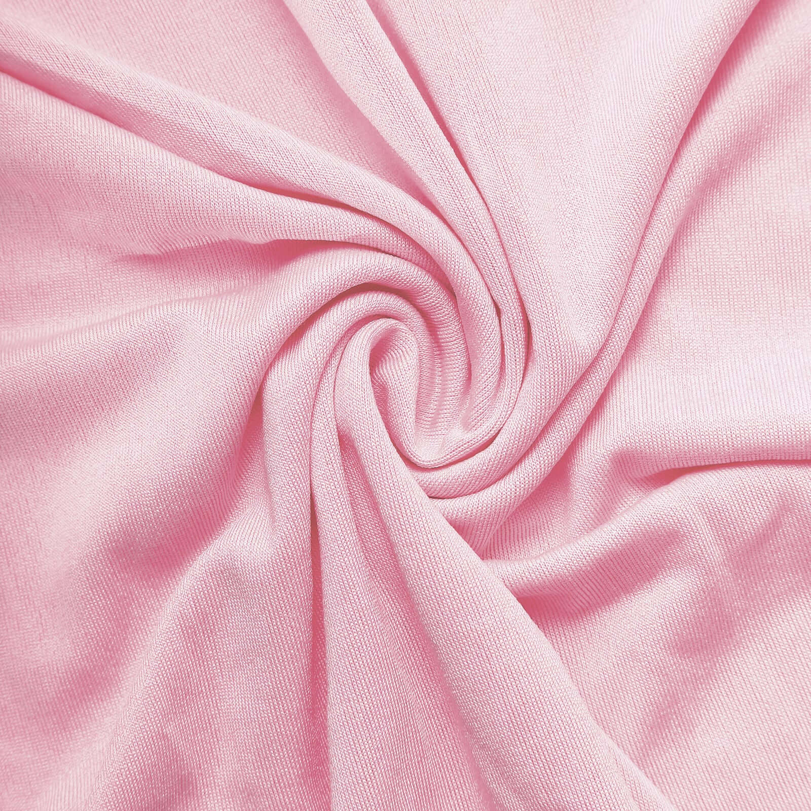 8ft Pink Spandex Fitted Open Arch Wedding Arch Cover, Double-Sided U-Shaped Backdrop Slipcover