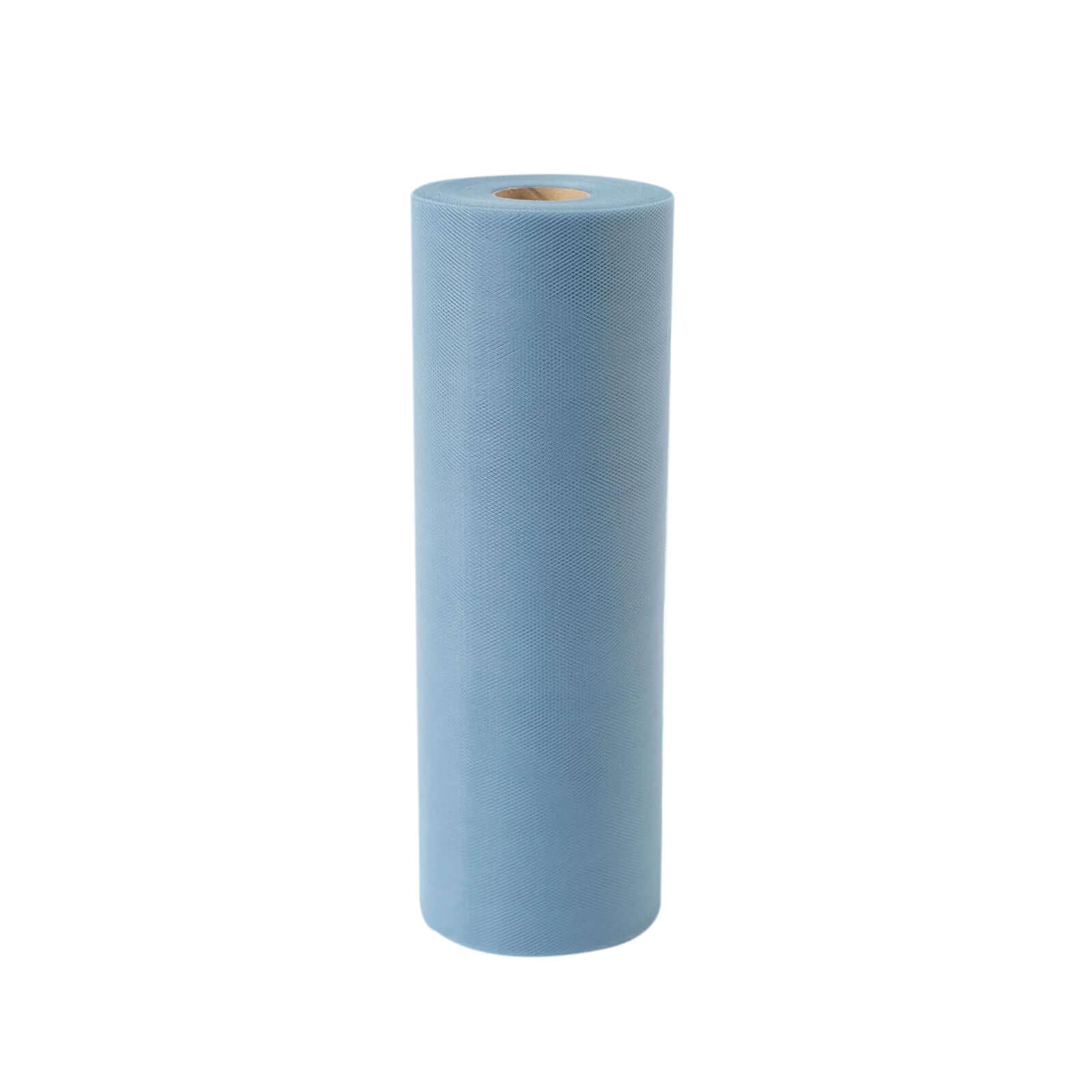 12"x100 Yards Dusty Blue Tulle Fabric Bolt, Sheer Fabric Spool Roll For Crafts
