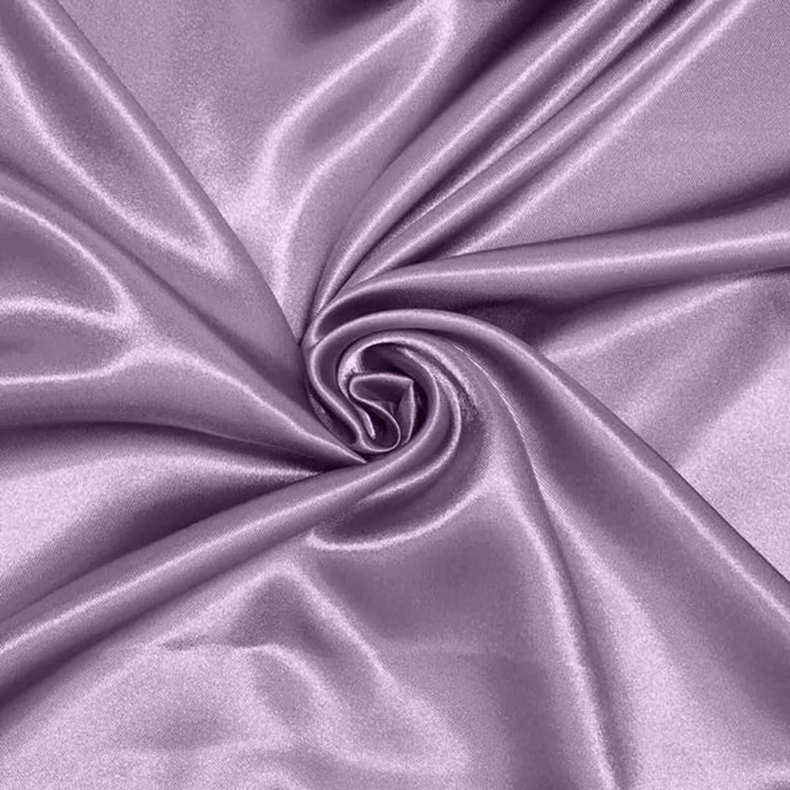4 Pack Satin 20"x20" Napkins Violet Amethyst - Luxurious Shine & Smooth Dinner Napkins