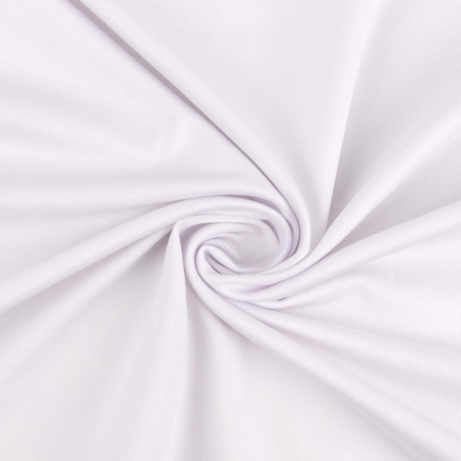 White Spandex 4-Way Stretch Fabric Roll, DIY Craft Fabric Bolt- 60"x10 Yards