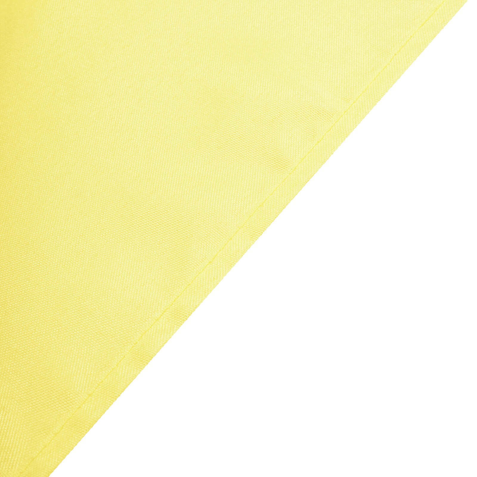 Polyester Square 70"x70" Tablecloth Yellow - Wrinkle-Resistant & Durable Table Cover
