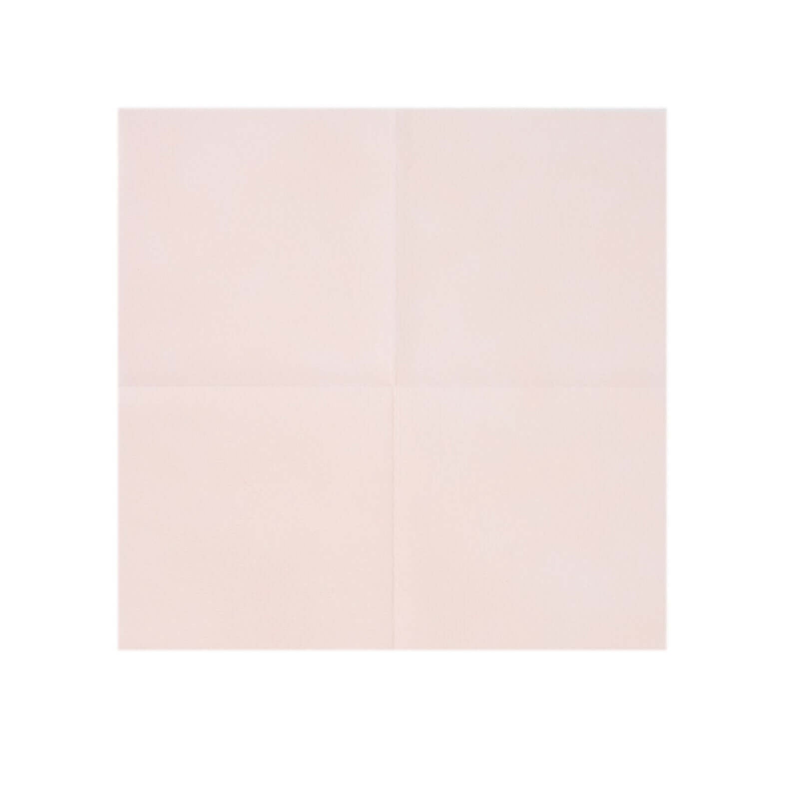 20-Pack Paper Linen-Like Cocktail Napkins Blush - Disposable 5"x5" Airlaid Soft Napkins