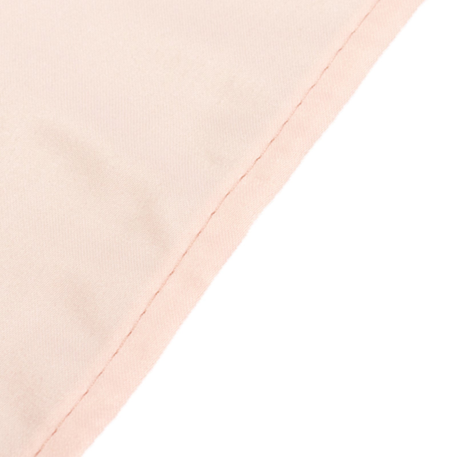 Lamour Satin 60"x102" Rectangle Tablecloth Blush - Durable & Silky Soft Feel Table Cover