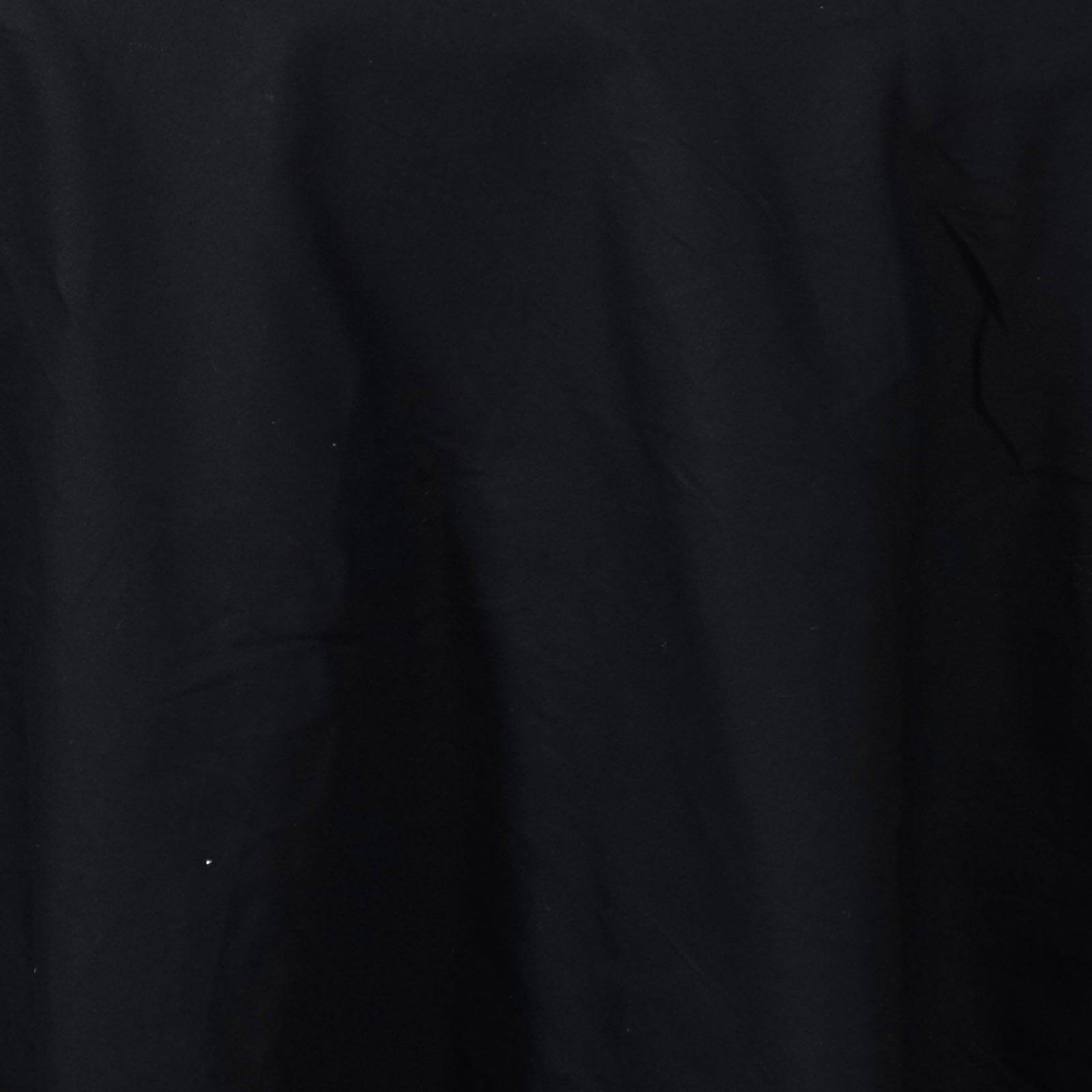 100% Cotton 70" Round Tablecloth Black Linen - Sophisticated, Soft & Breathable Table Cover