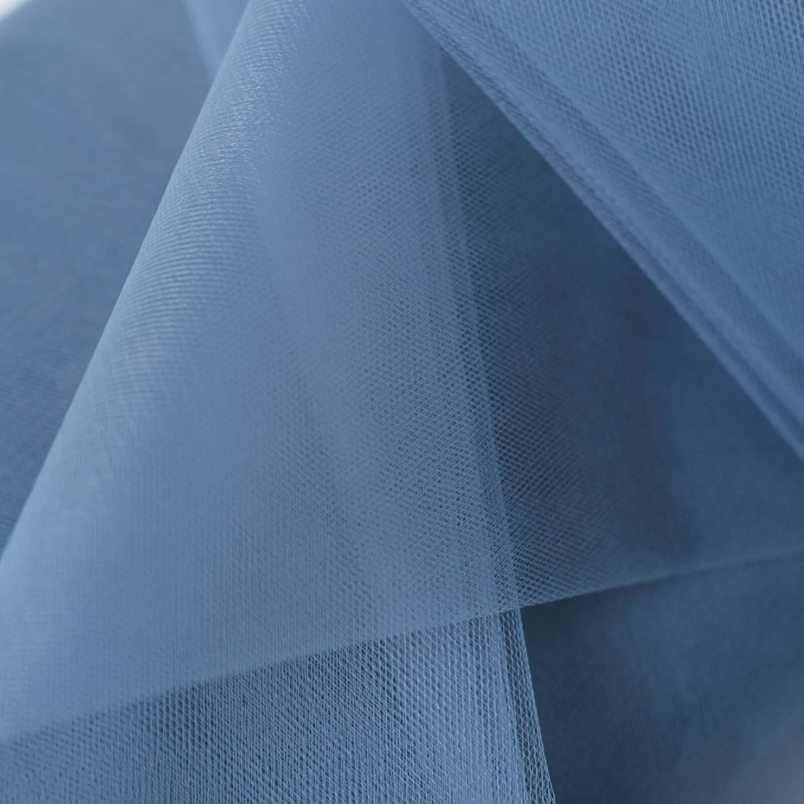 108"x50 Yards Dusty Blue Tulle Fabric Bolt, DIY Craft Fabric Roll