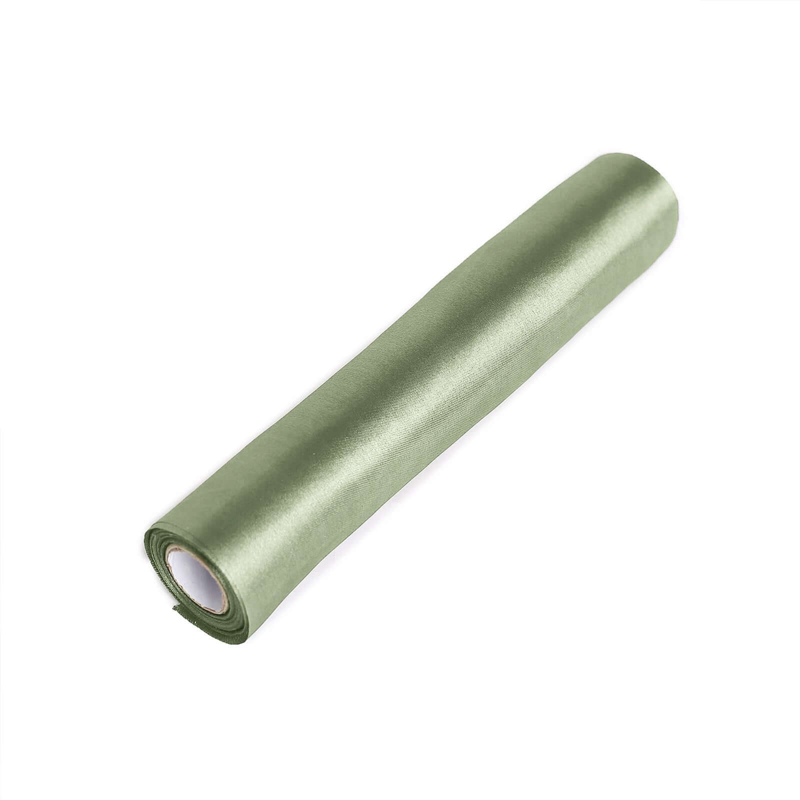 12"x10yd Dusty Sage Green Satin Fabric Bolt, DIY Craft Wholesale Fabric