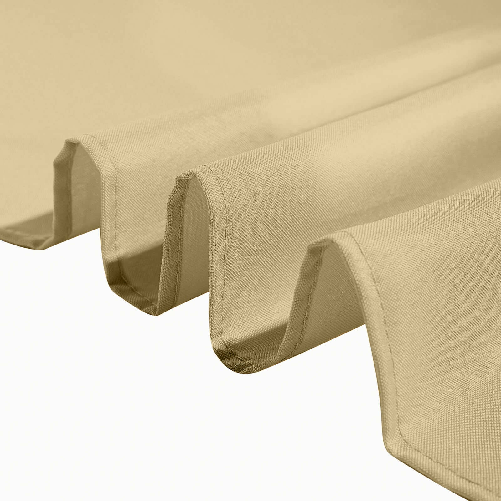 Polyester Square 70"x70" Tablecloth Champagne - Wrinkle-Resistant & Durable Table Cover