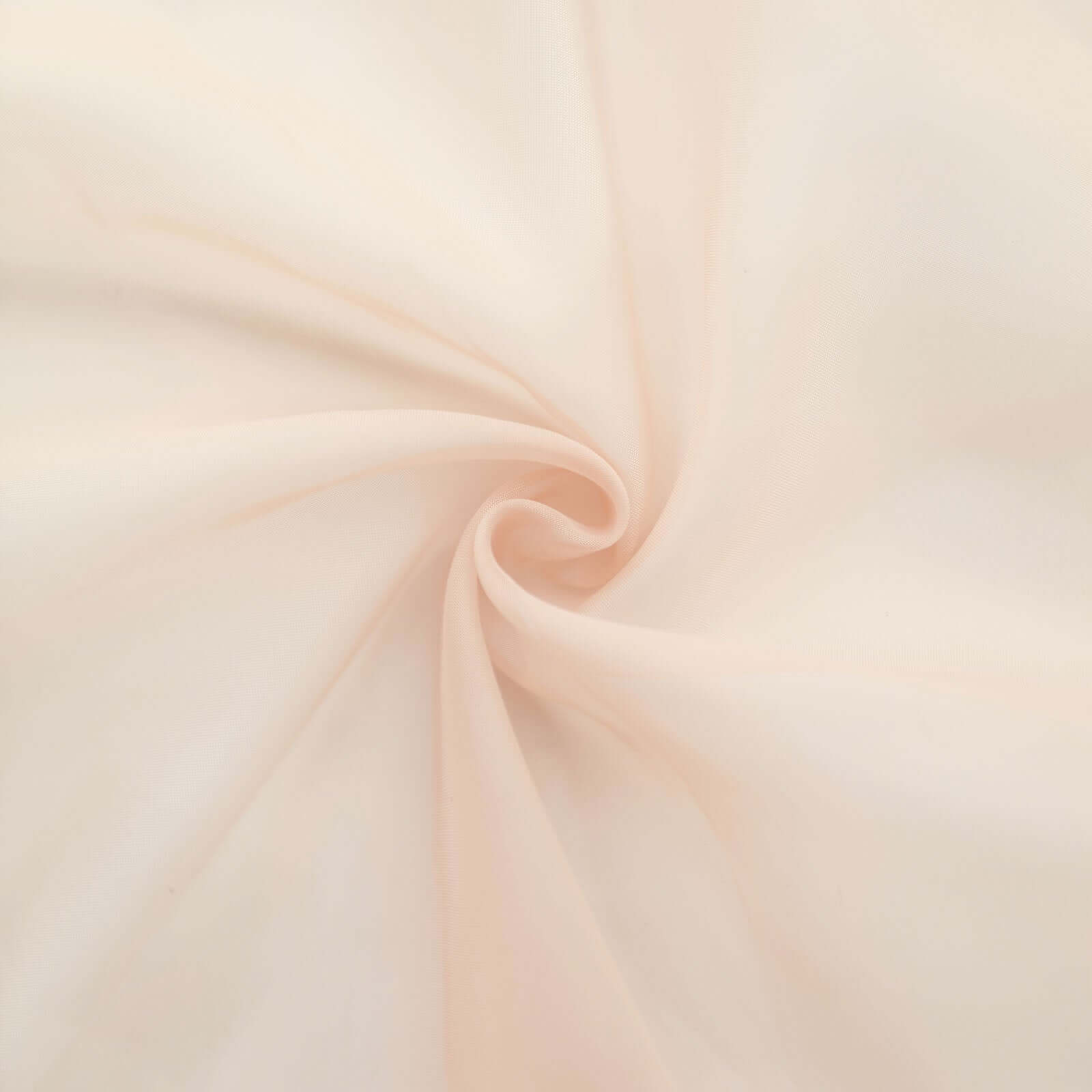 Premium Chiffon 6ft Table Runner Nude - Flowy & Lightweight Table Decor