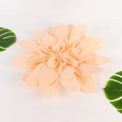 2 Pack 24" Blush Real-Like Soft Foam Craft Daisy Flower Heads