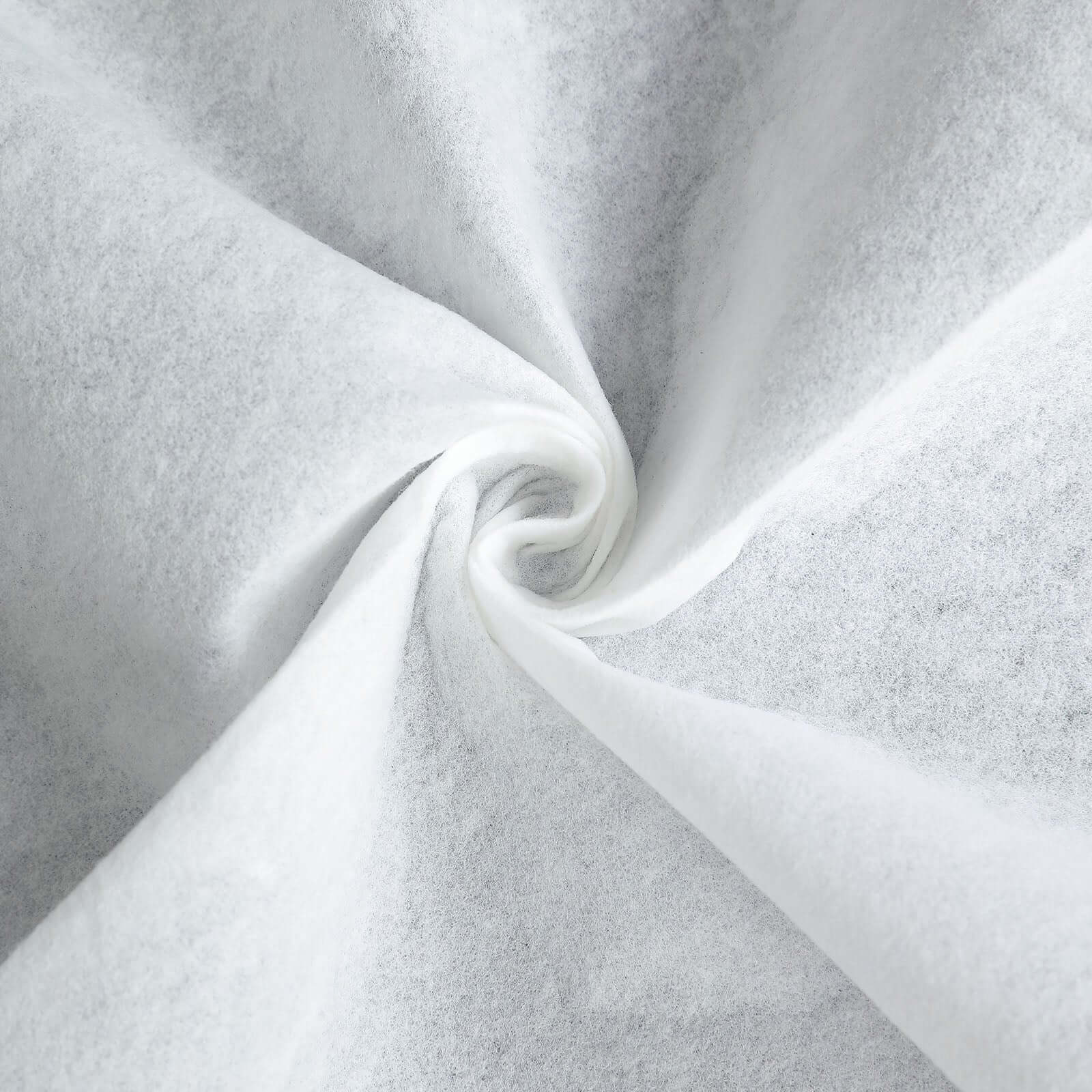 Paper Airlaid Tablecloth Square White - Disposable Linen-Feel Table Cover 70"x70"
