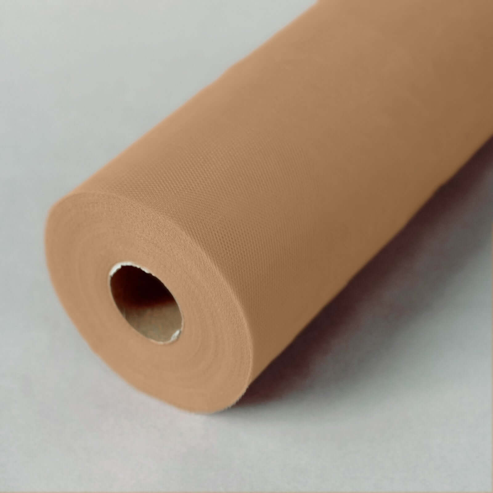 12"x100 Yards Natural Tulle Fabric Bolt, Sheer Fabric Spool Roll For Crafts