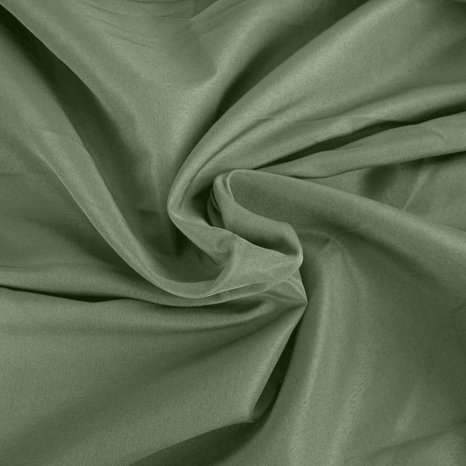 Polyester Square 54"x54" Tablecloth Olive Green - Wrinkle-Resistant & Durable Table Cover