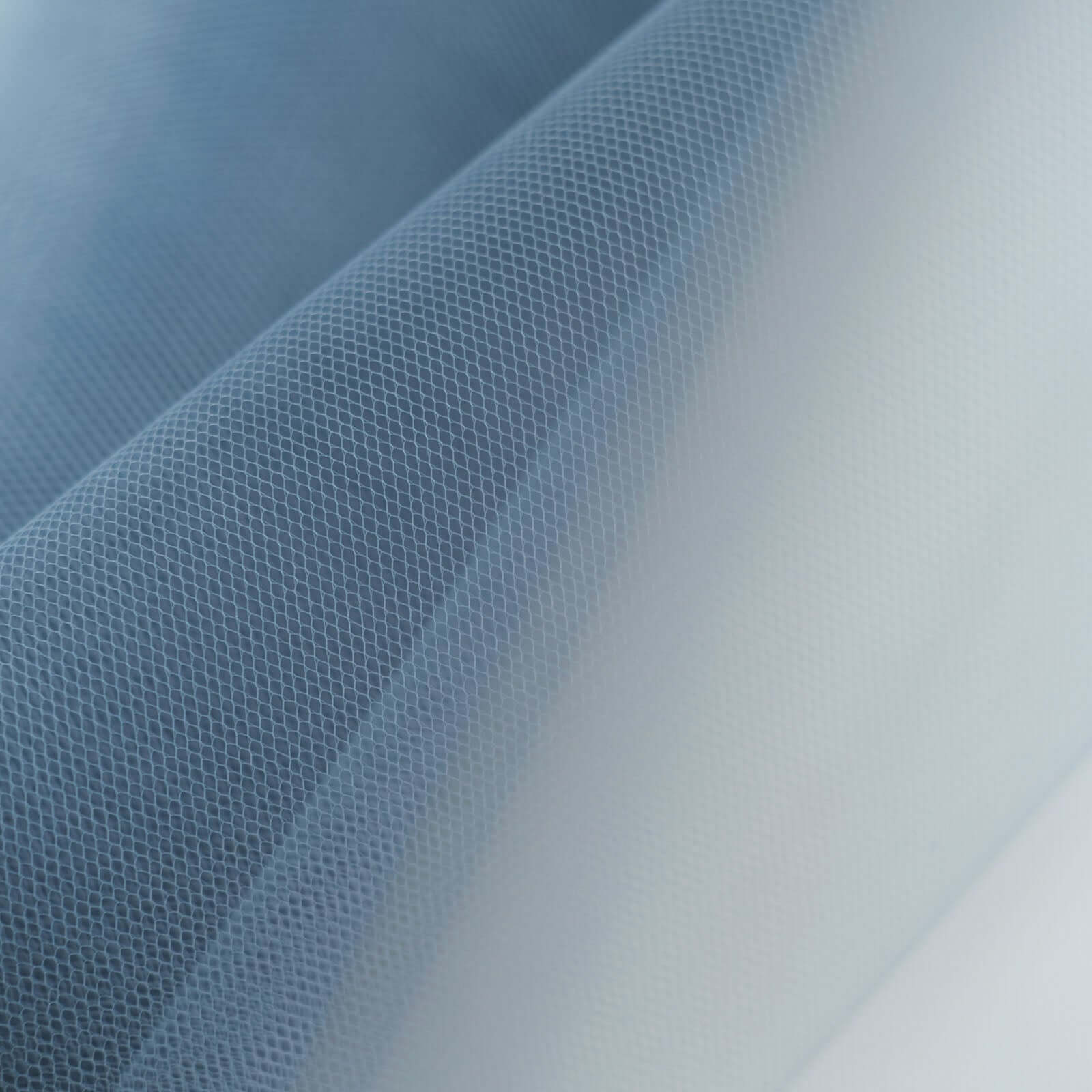 18"x100 Yards Dusty Blue Tulle Fabric Bolt, Sheer Fabric Spool Roll For Crafts