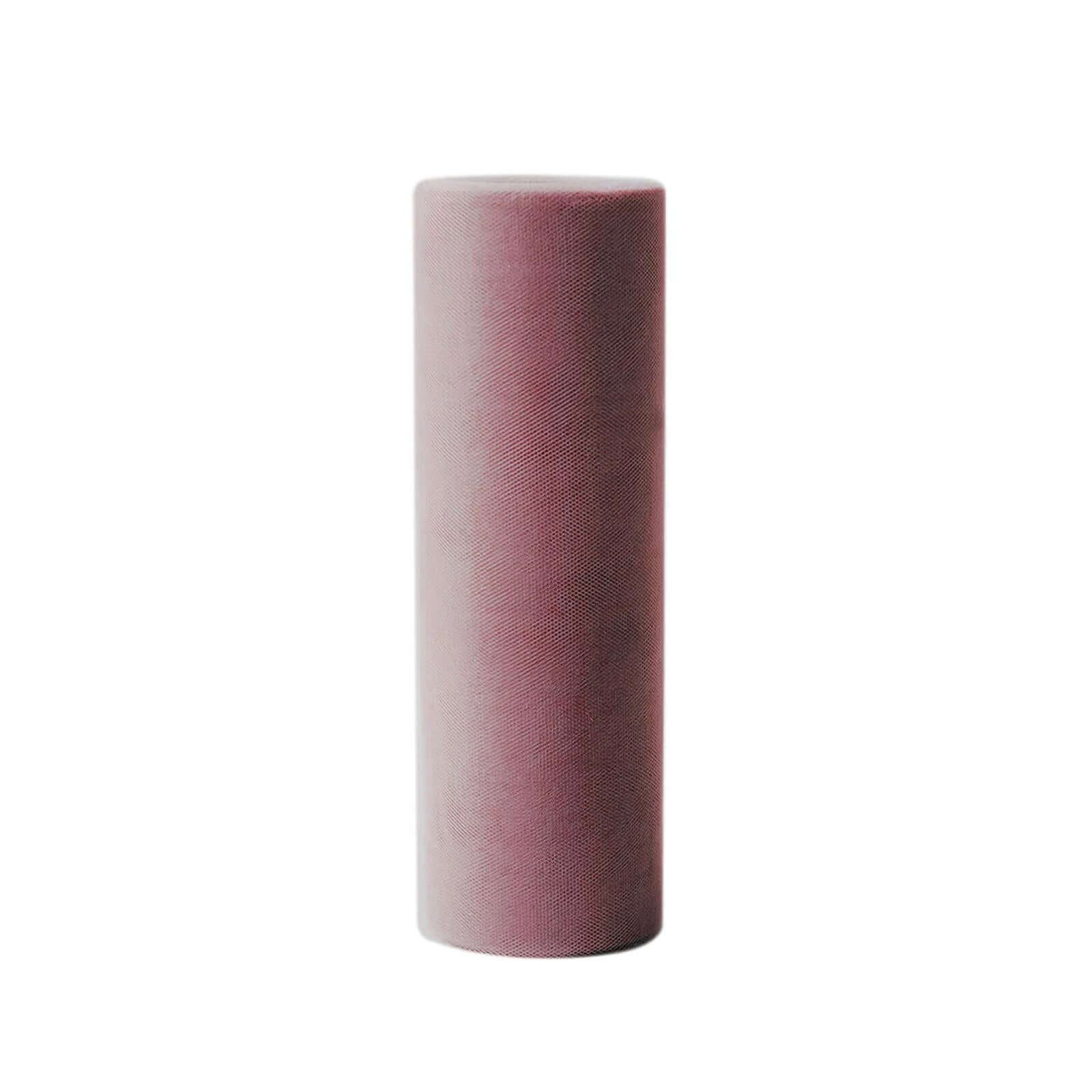 12"x100 Yards Violet Amethyst Tulle Fabric Bolt, Sheer Fabric Spool Roll For Crafts